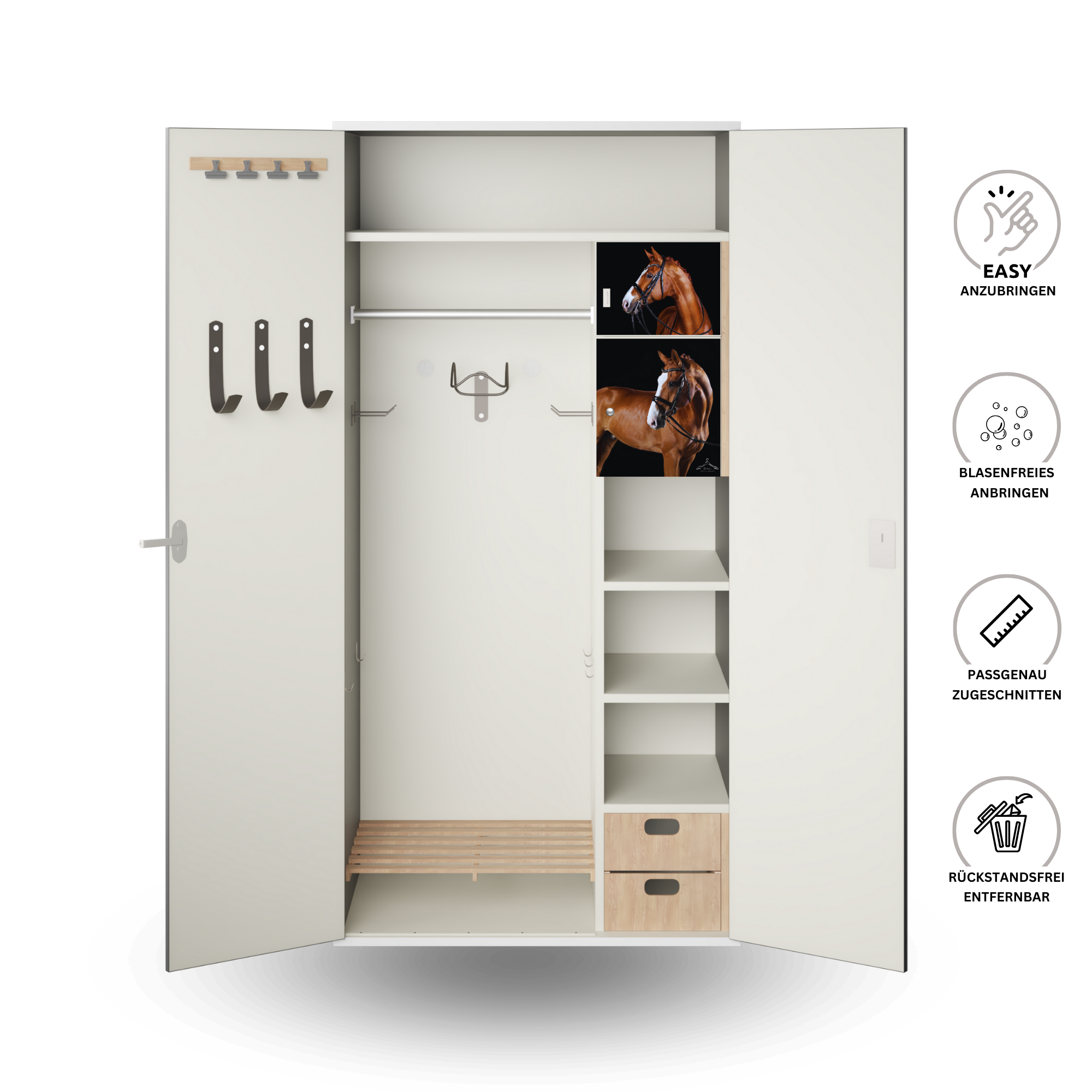 Innenfach Folie personalisiert mit eigenen Fotos