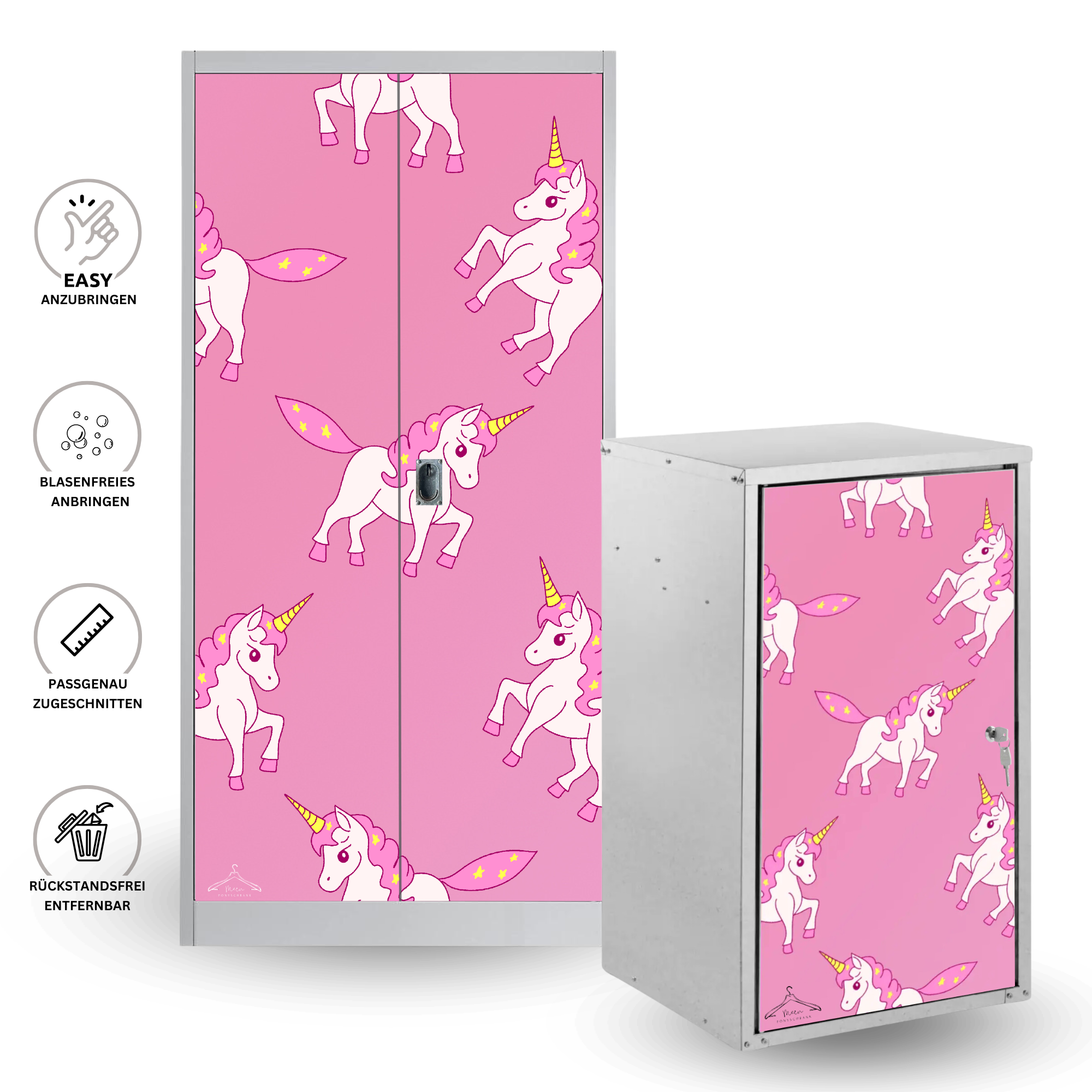 Sattelschrank Folie "Unicorn"