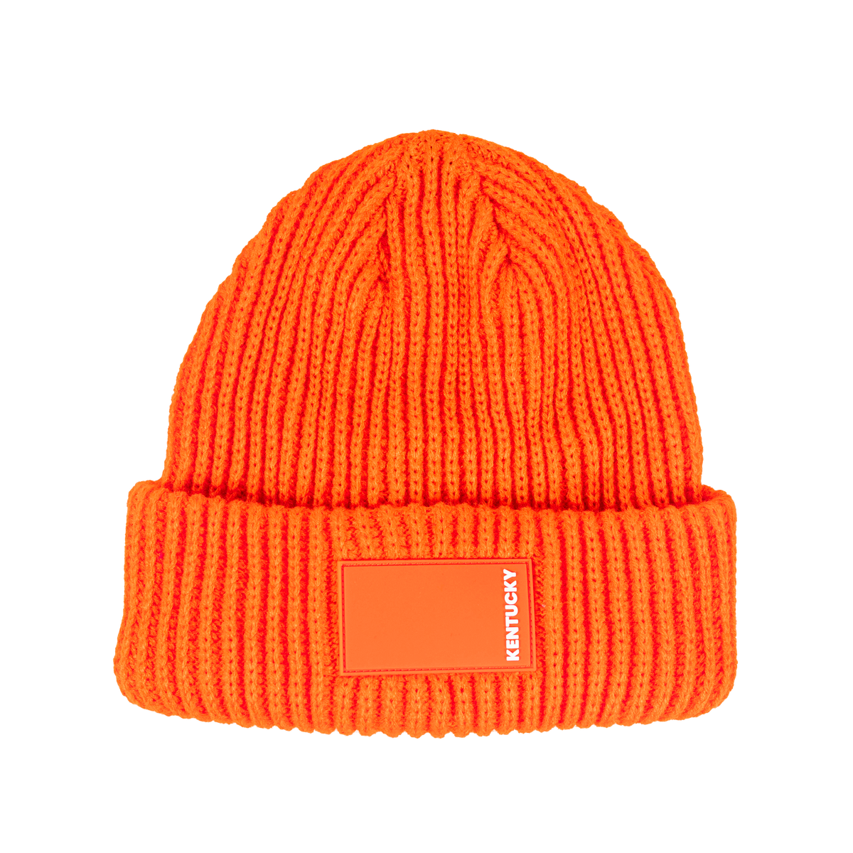 Beanie mit gummiertem Logo