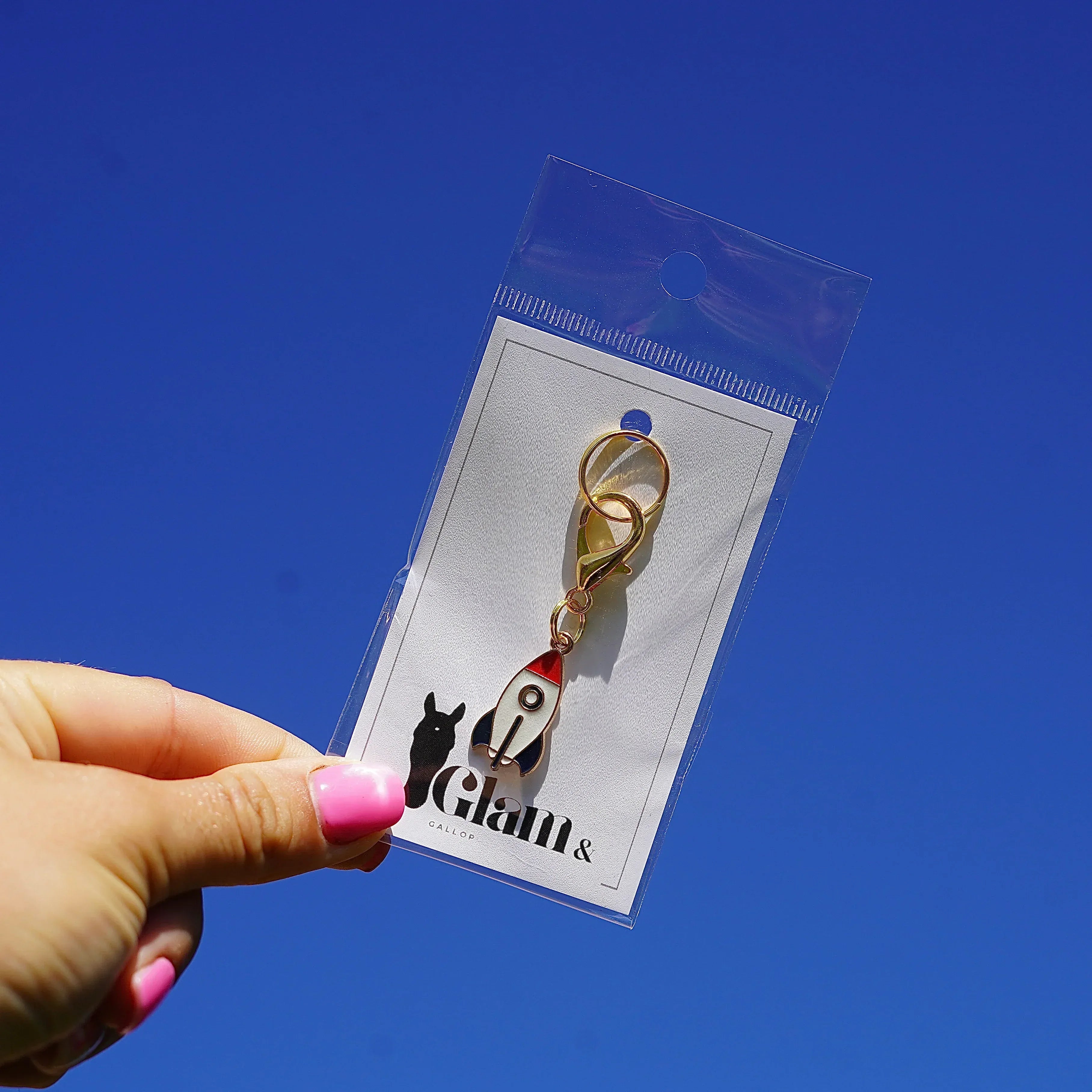 LUCKY ROCKET Charm