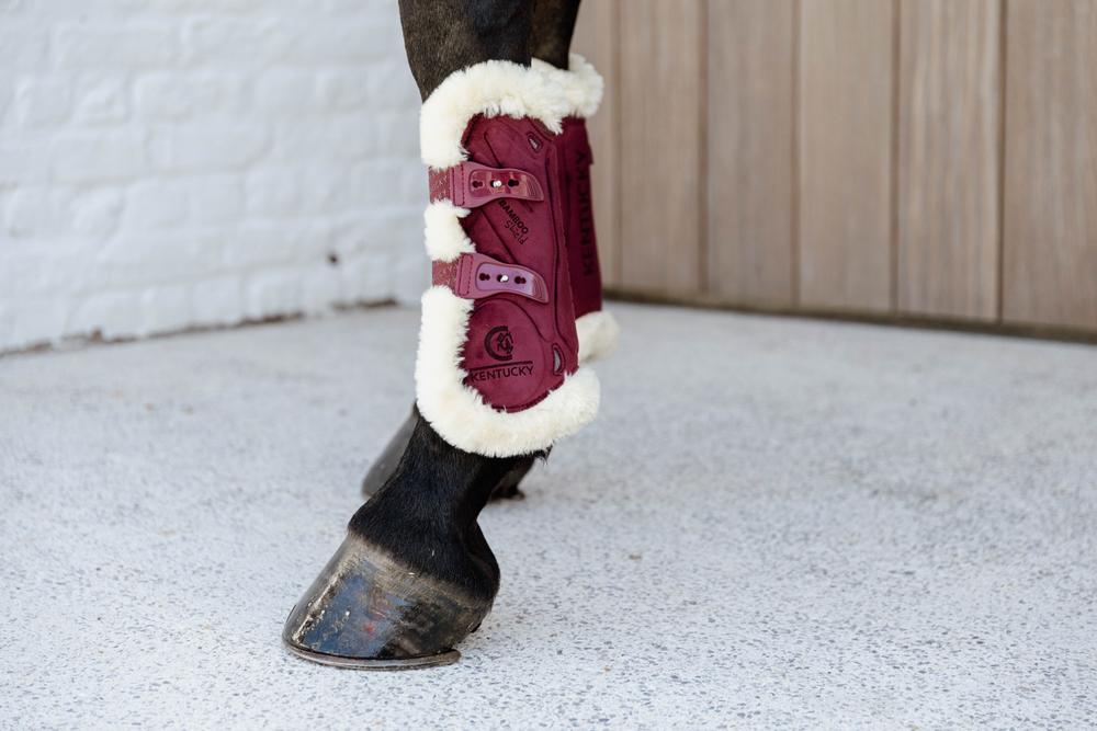 Vegan Fell Springgamaschen Bamboo Elastik Velvet - Kentucky Horsewear