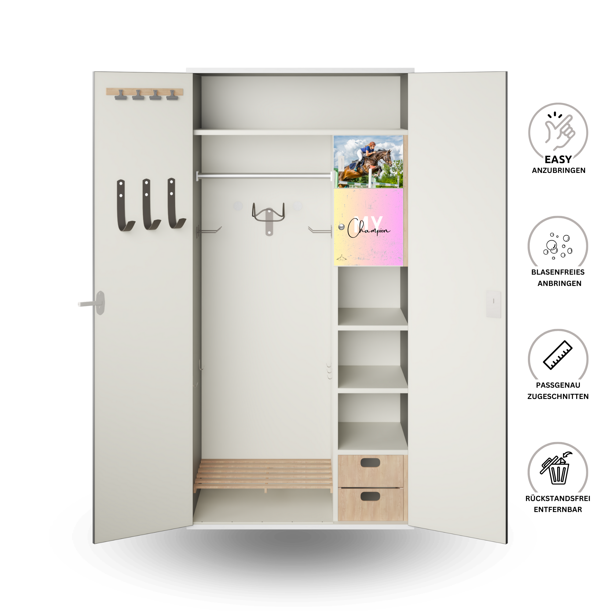 Innenfach Folie "My Champion" personalisiert