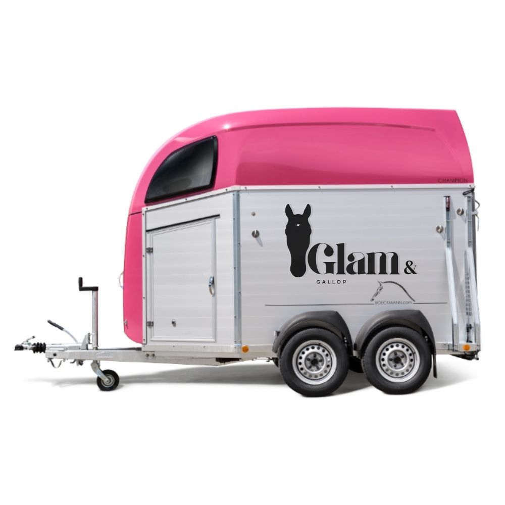 Logo Aufkleber ohne Hintergrund für Pferdeanhänger & co