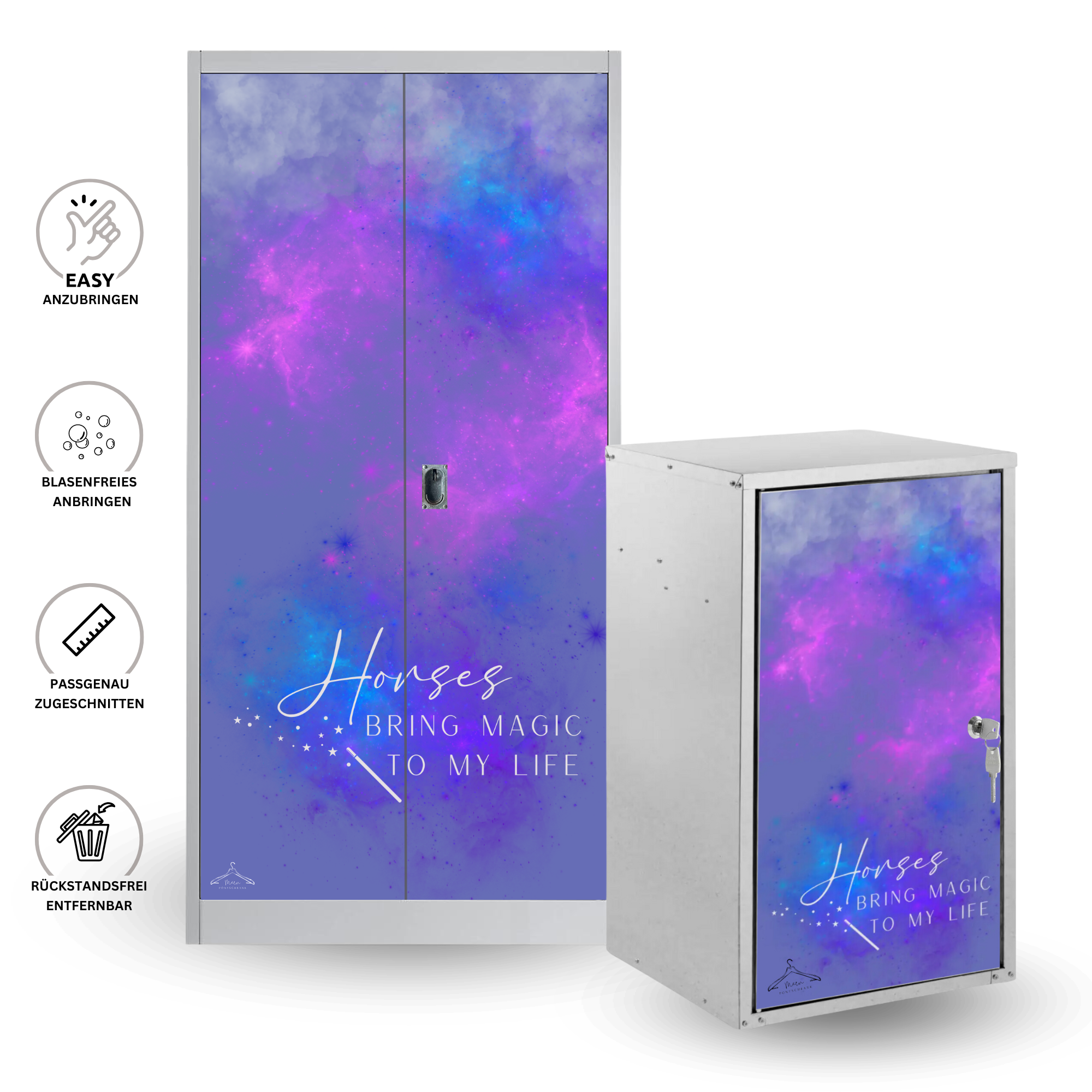 Sattelschrank Folie "Magic"