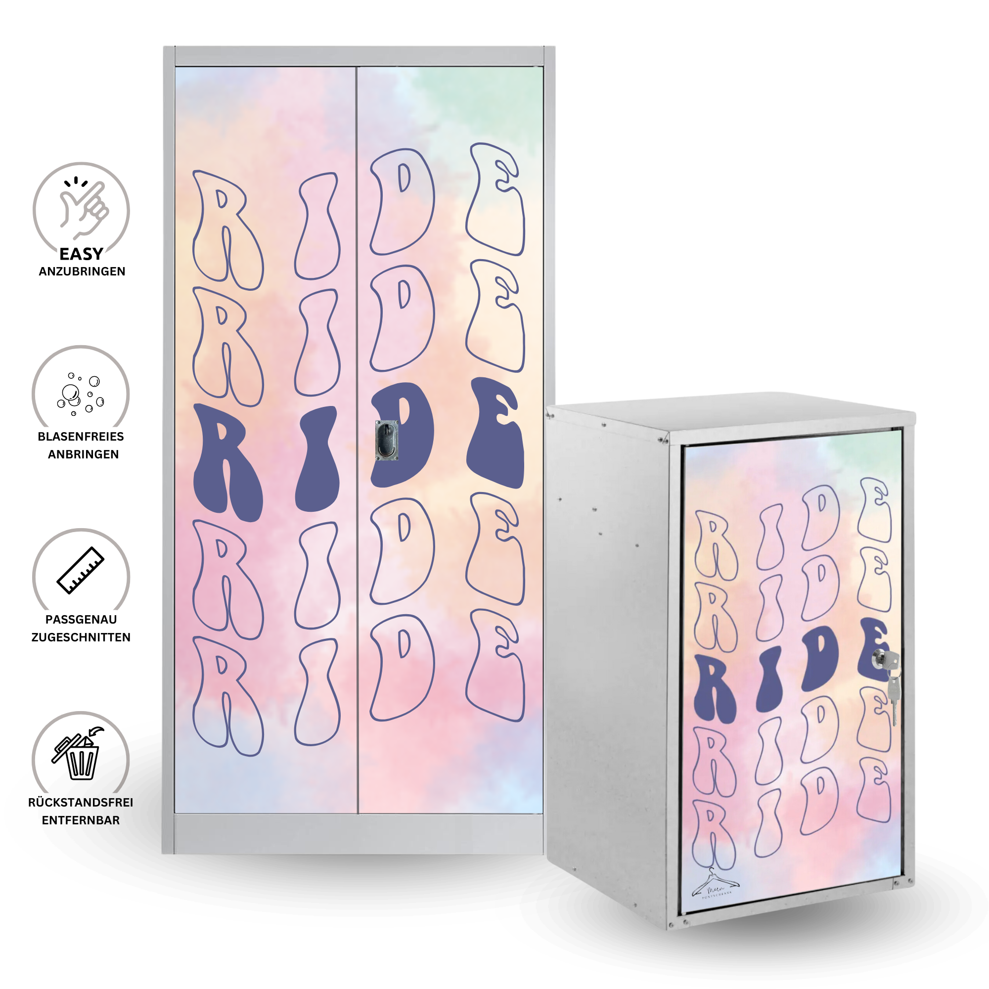 Sattelschrank Folie "Ride"