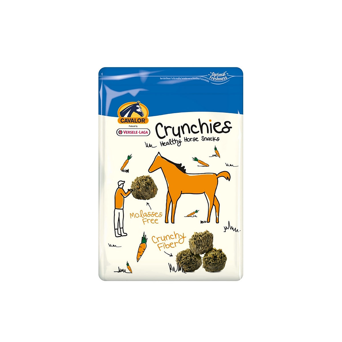 Cavalor Crunchies 0,75kg VE5 Toonbankdisplay met 5 zakjes
