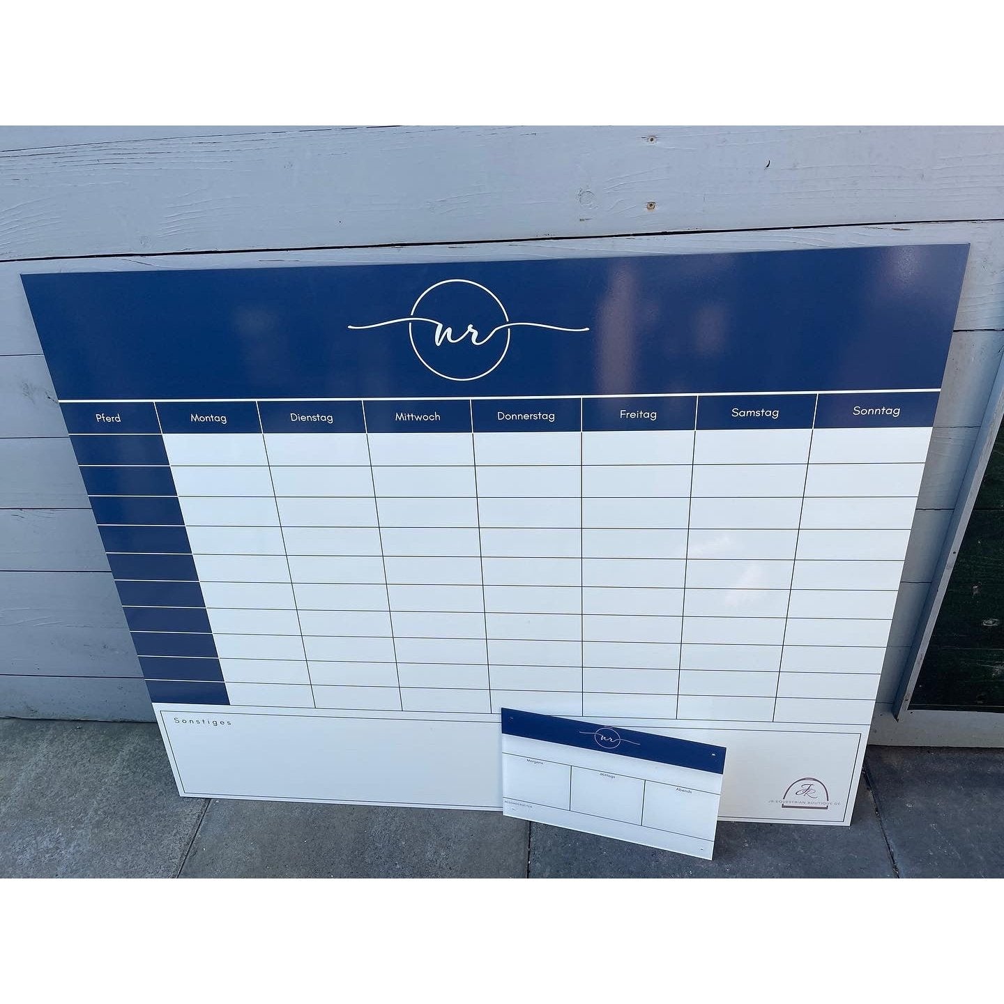 individuelle Stalltafel / Whiteboard