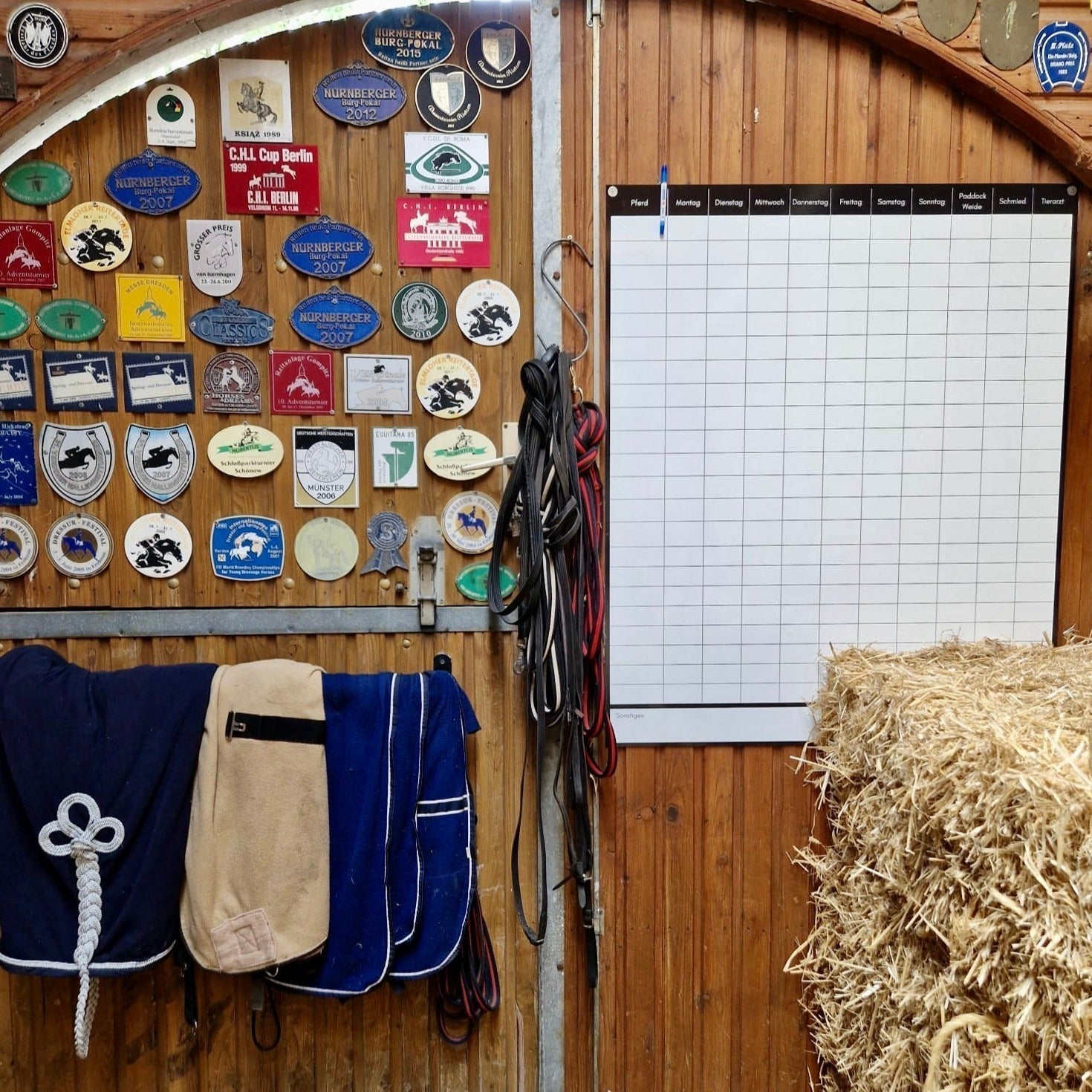 individuelle Stalltafel / Whiteboard