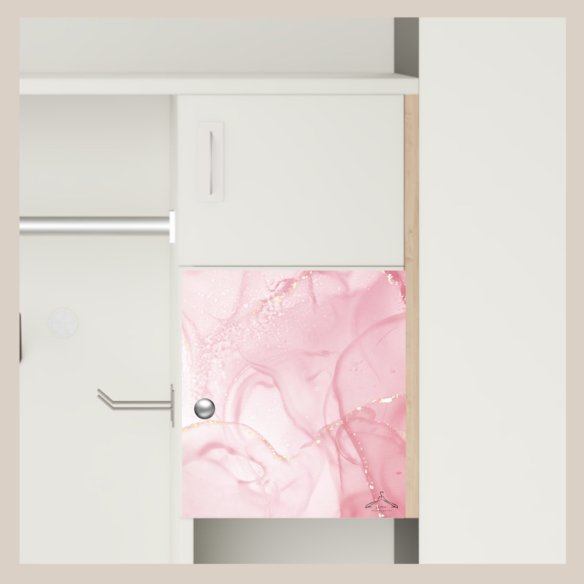 Innenfach Folie "Marmor rosa"