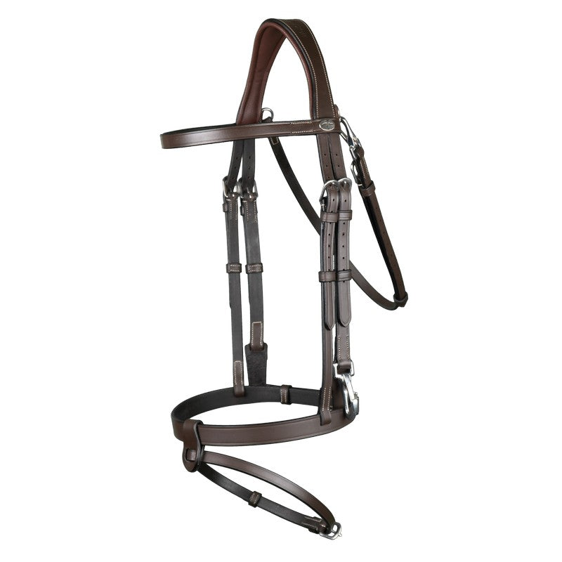 Glatte Trense mit kombiniertem Reithalfter WORKING Collection