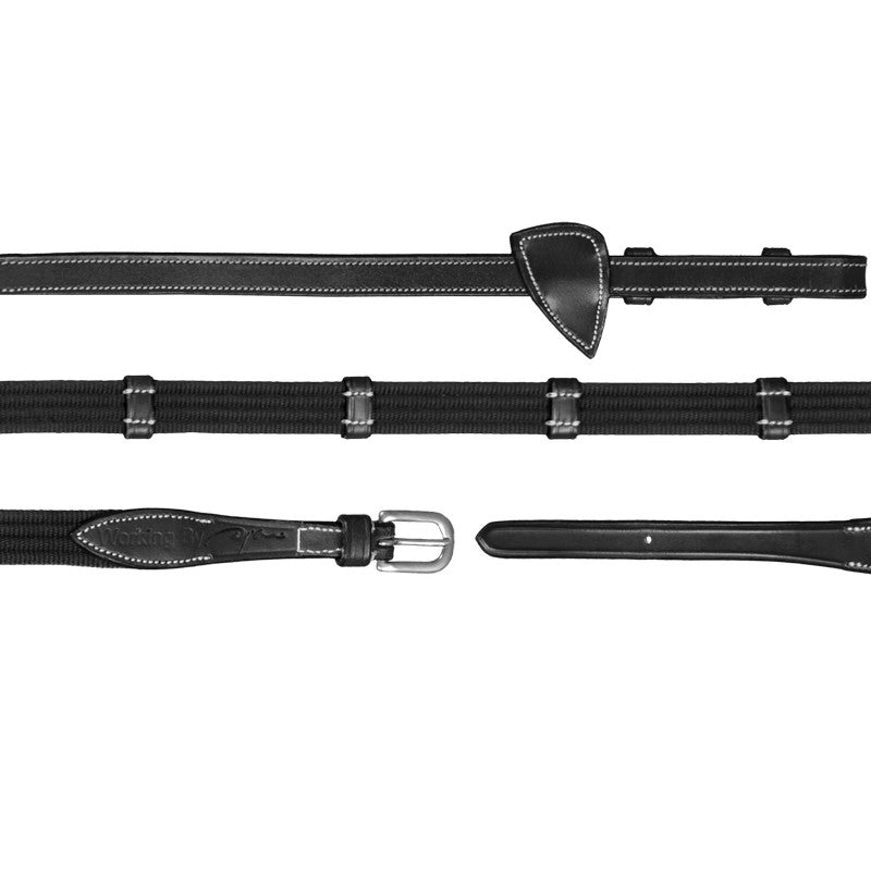 Gurtzügel 5/8 breit mit 9 Lederstegen WORKING Kollektion