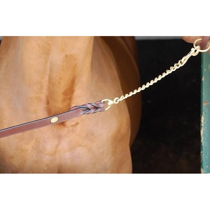 Hengskette Leder mit Kette