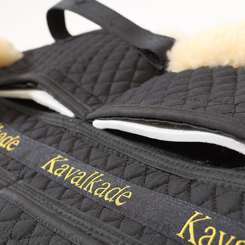 Korrekturunterlage Lammfell mit Taschen