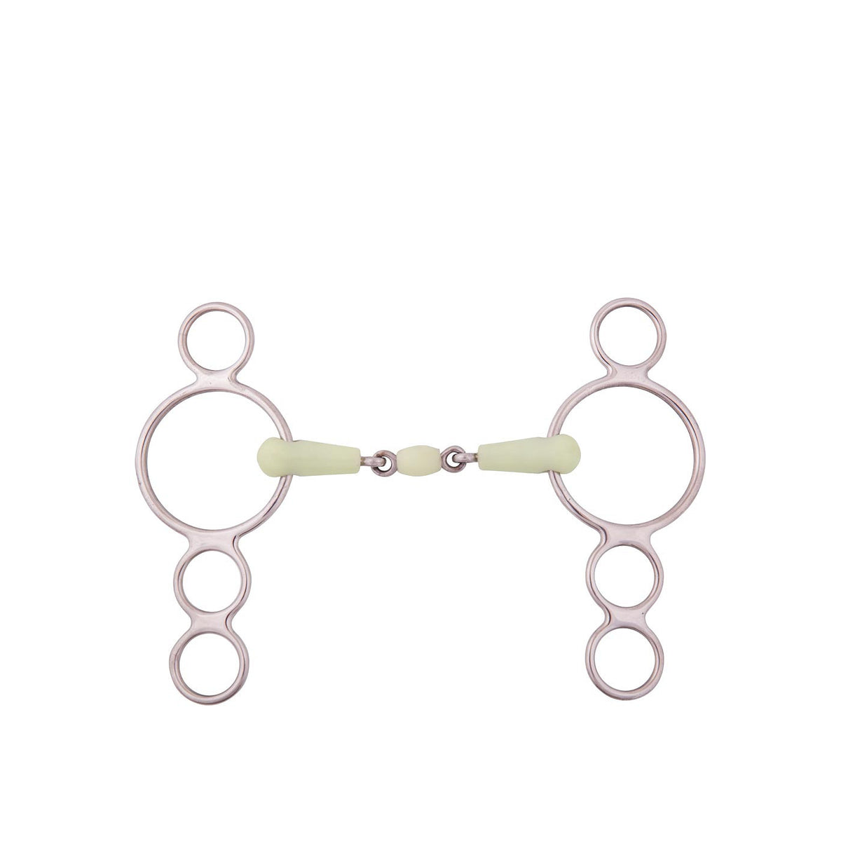 BR doppelt gebrochene 4-Ringtrense Apple Mouth 18 mm