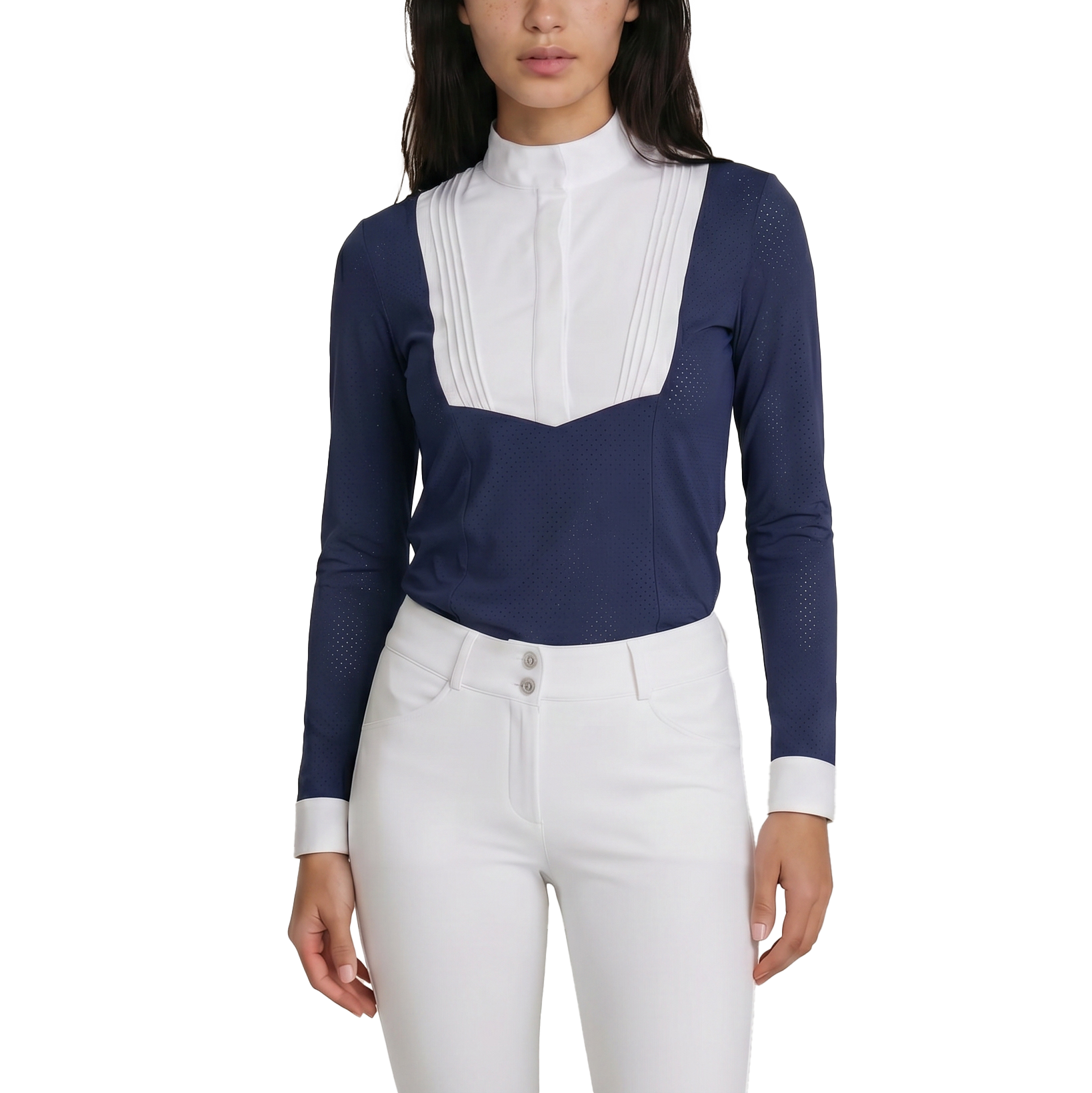 Turnier Bluse Damen Heritage Luft Langarm