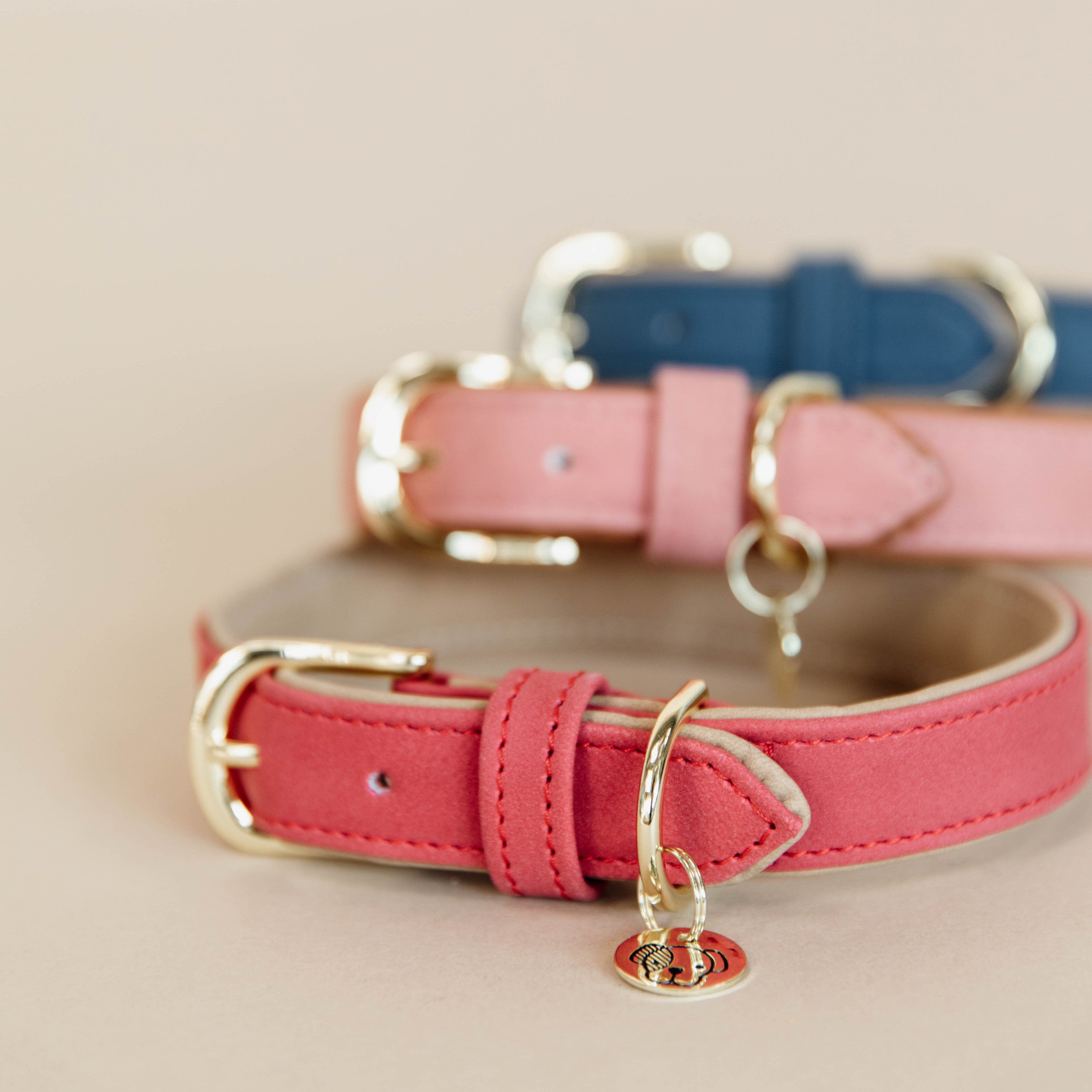 Hunde Halsband Vegan Leder