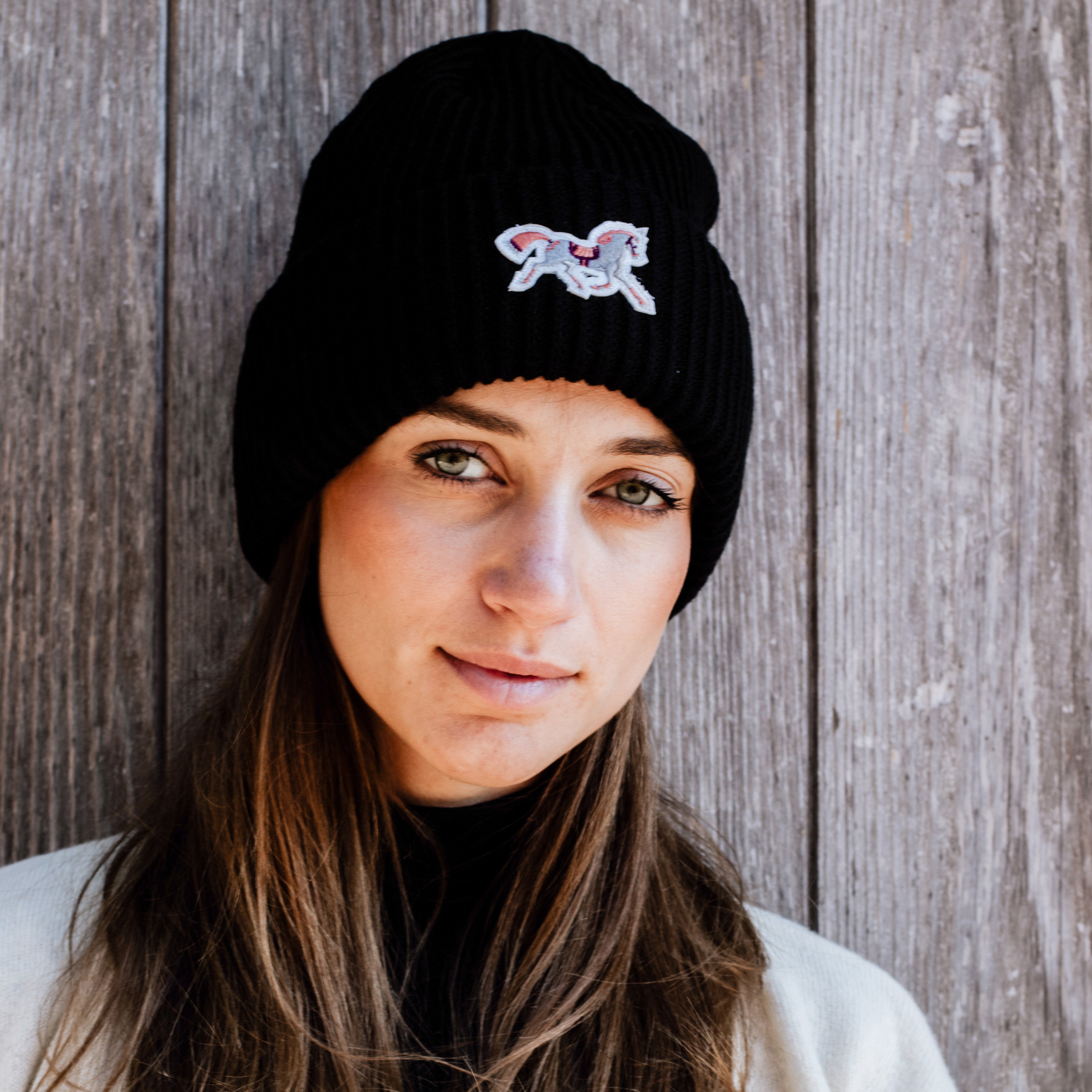 Beanie Pferd Rosé