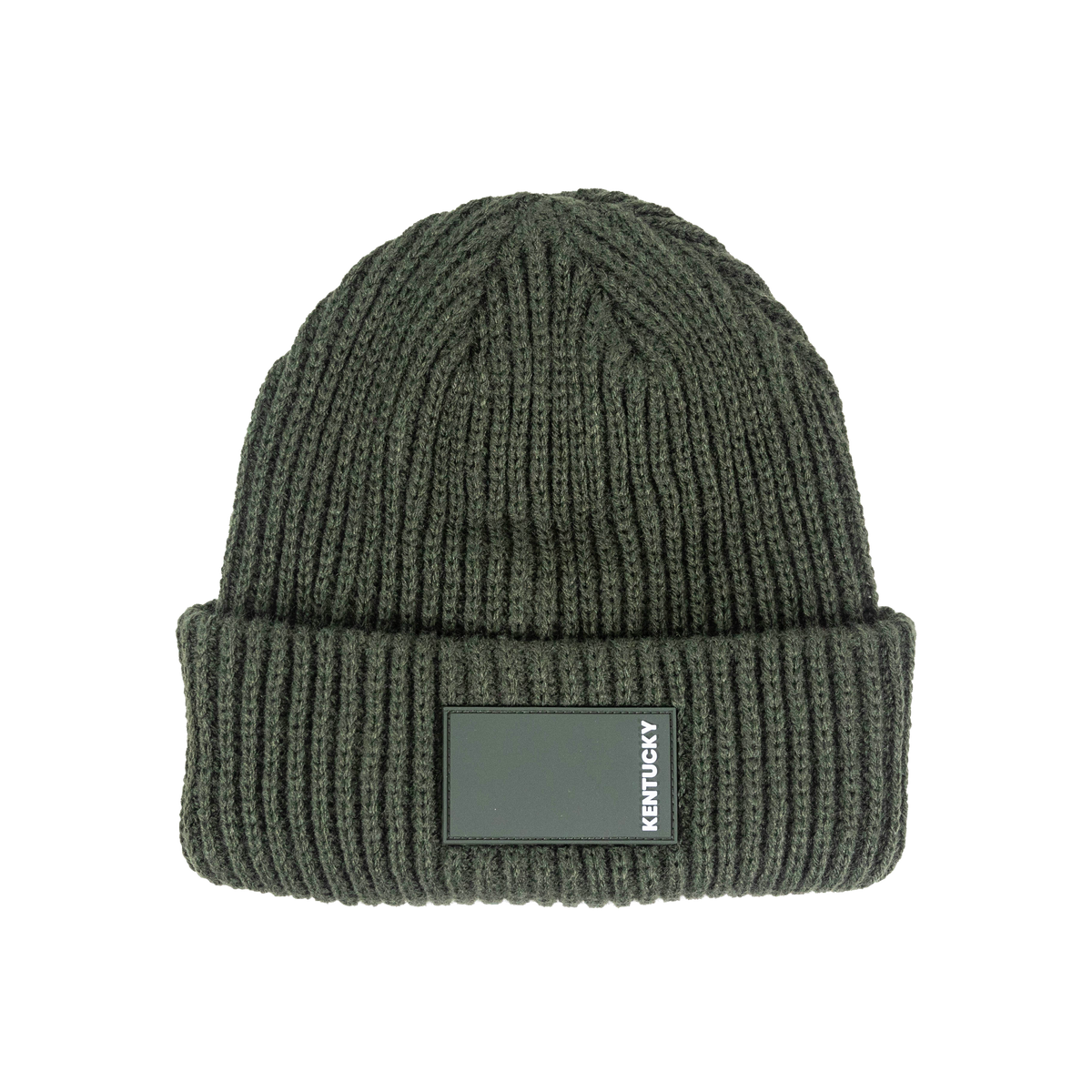 Beanie mit gummiertem Logo