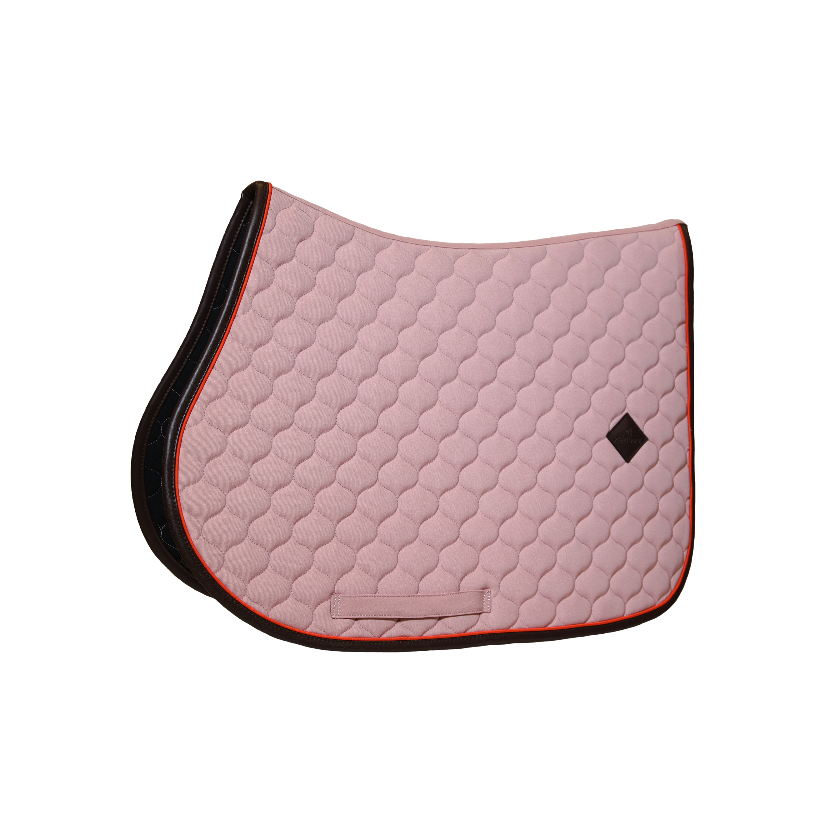 Sattelpad Onion Steppung Leder Neon