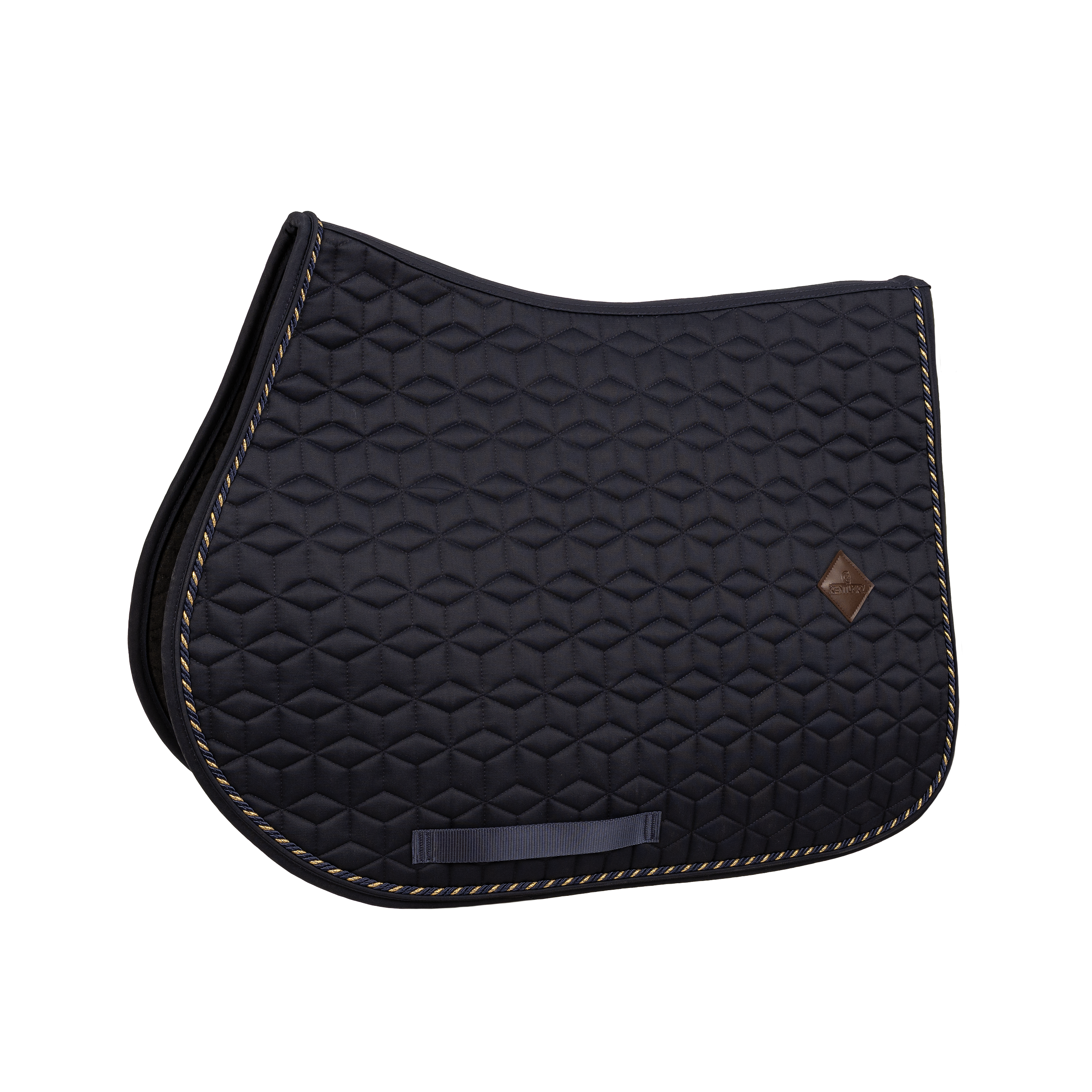 Sattelpad Classic   Goldnavy