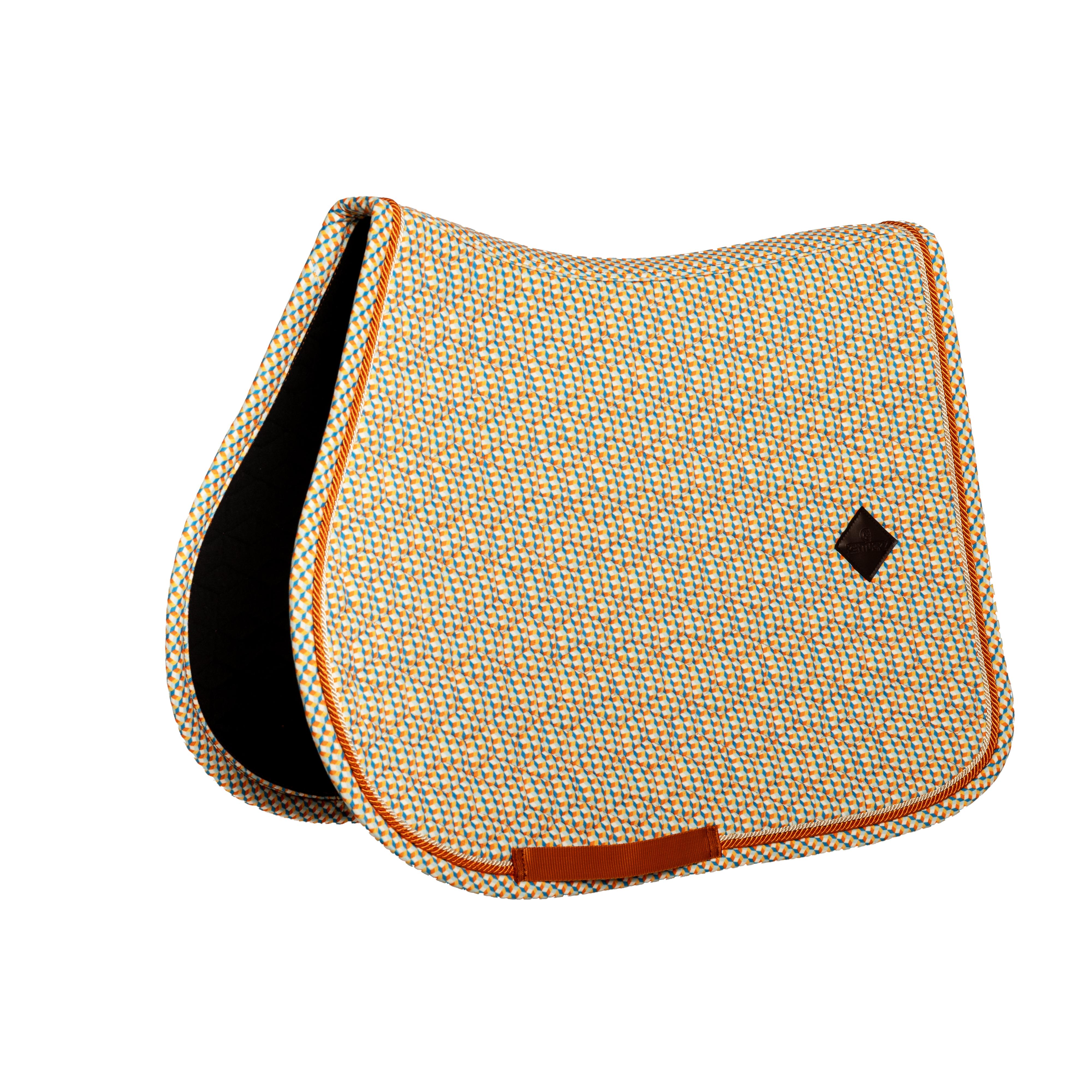 Sattelpad Samt Cubes Druck  orful