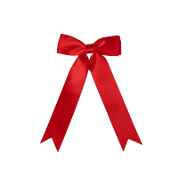 Rote Schleife Mit Clip