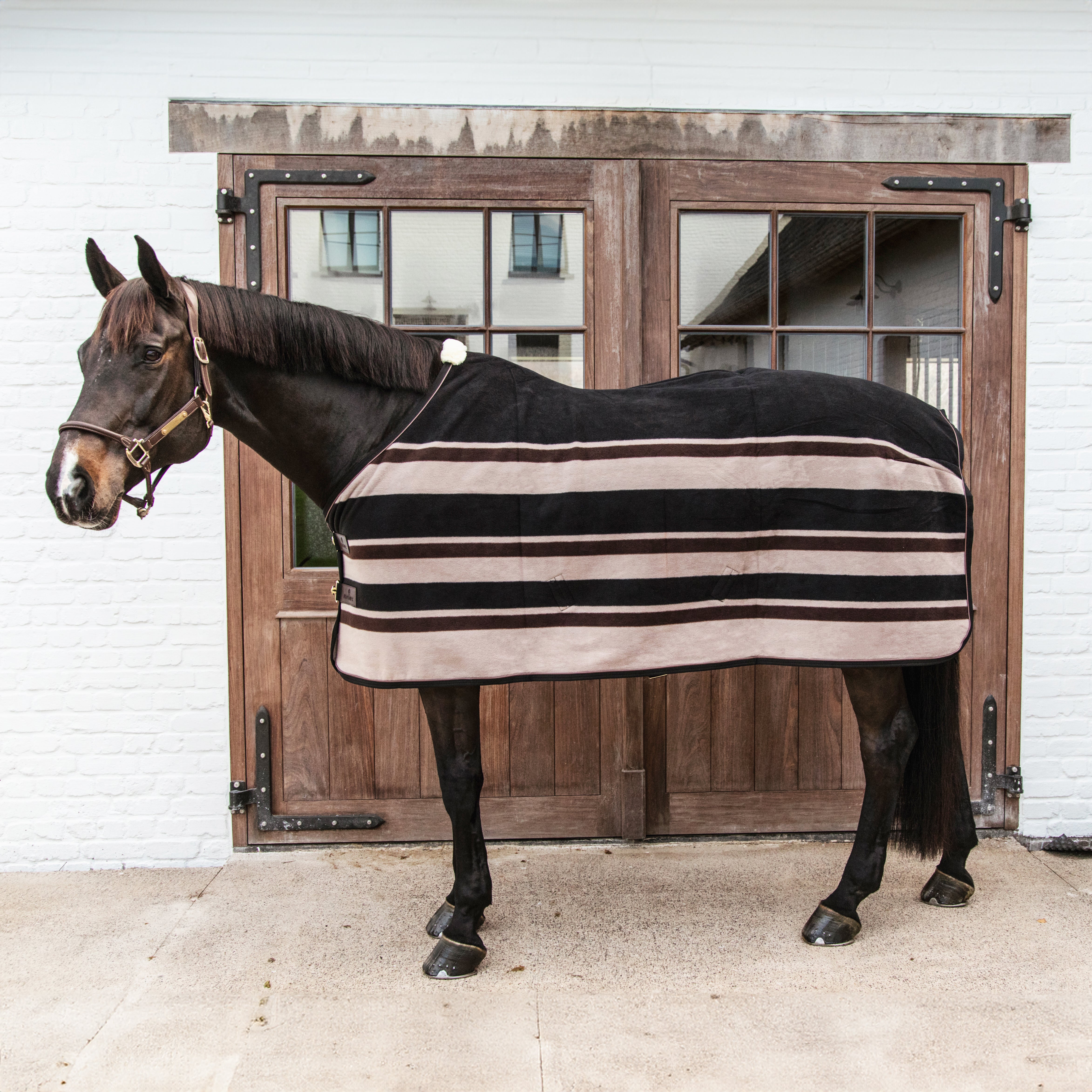 Fleece Decke Schwer Stripes