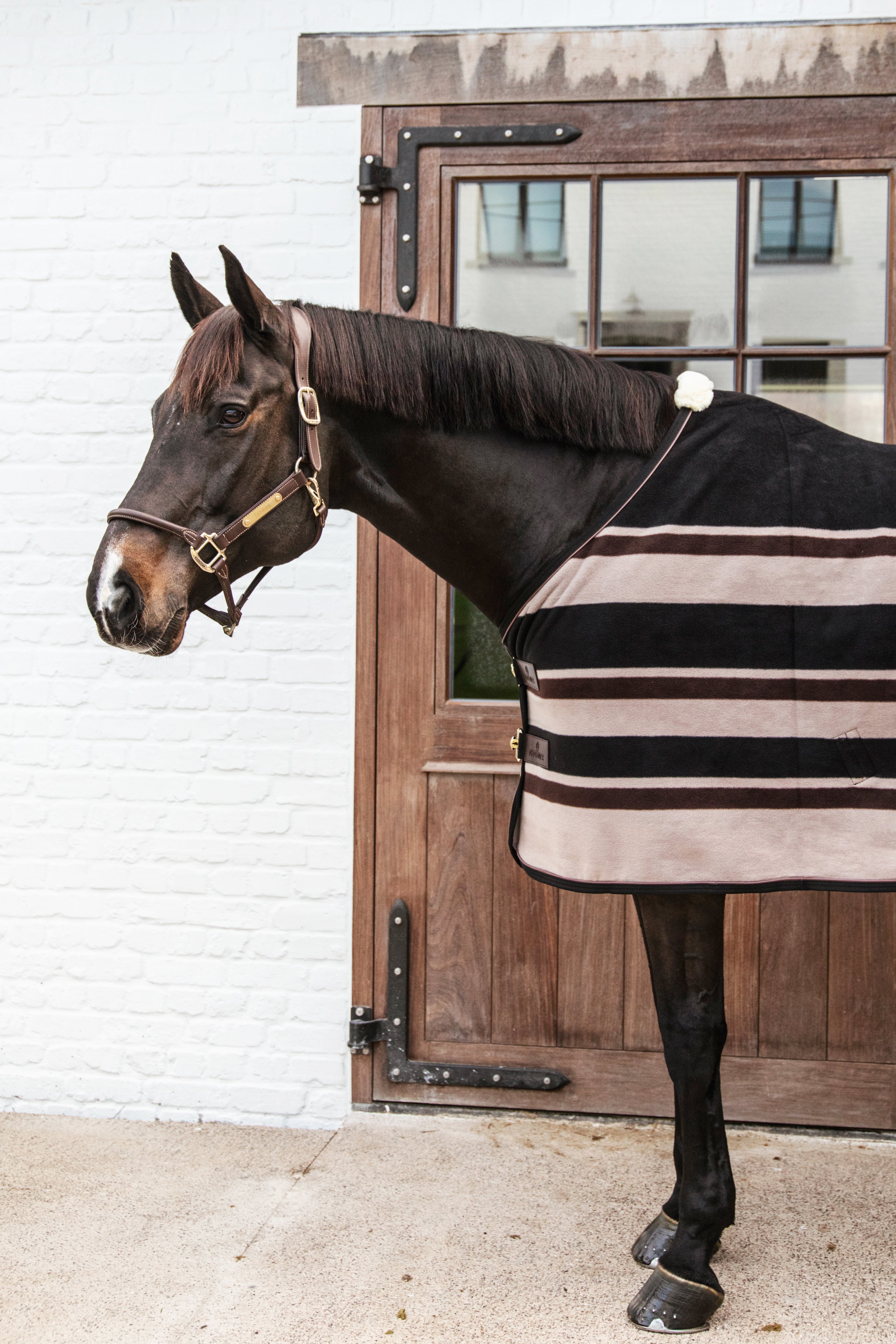 Fleece Decke Schwer Stripes