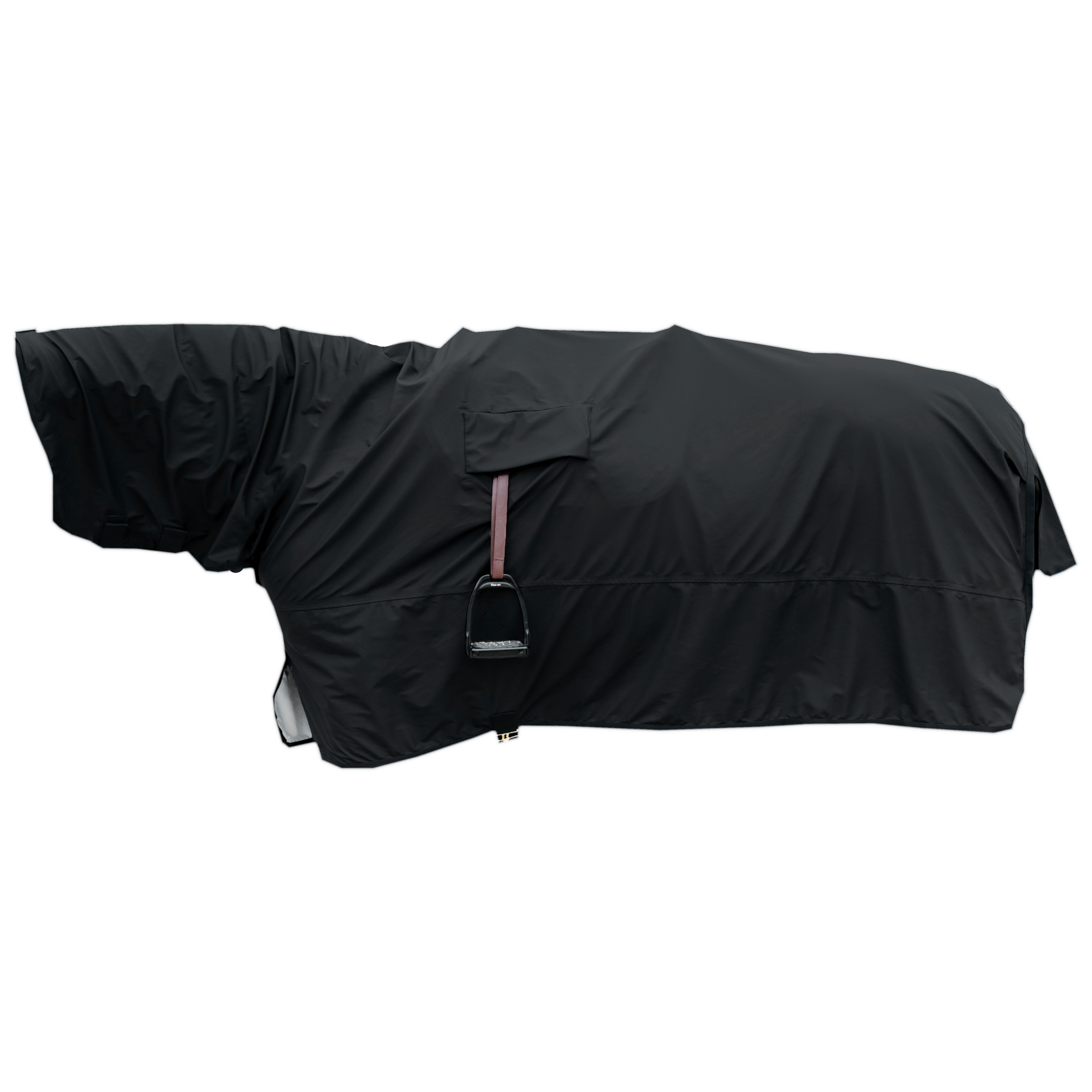 Pferd Raincoat Hurricane Stirrup Holes L