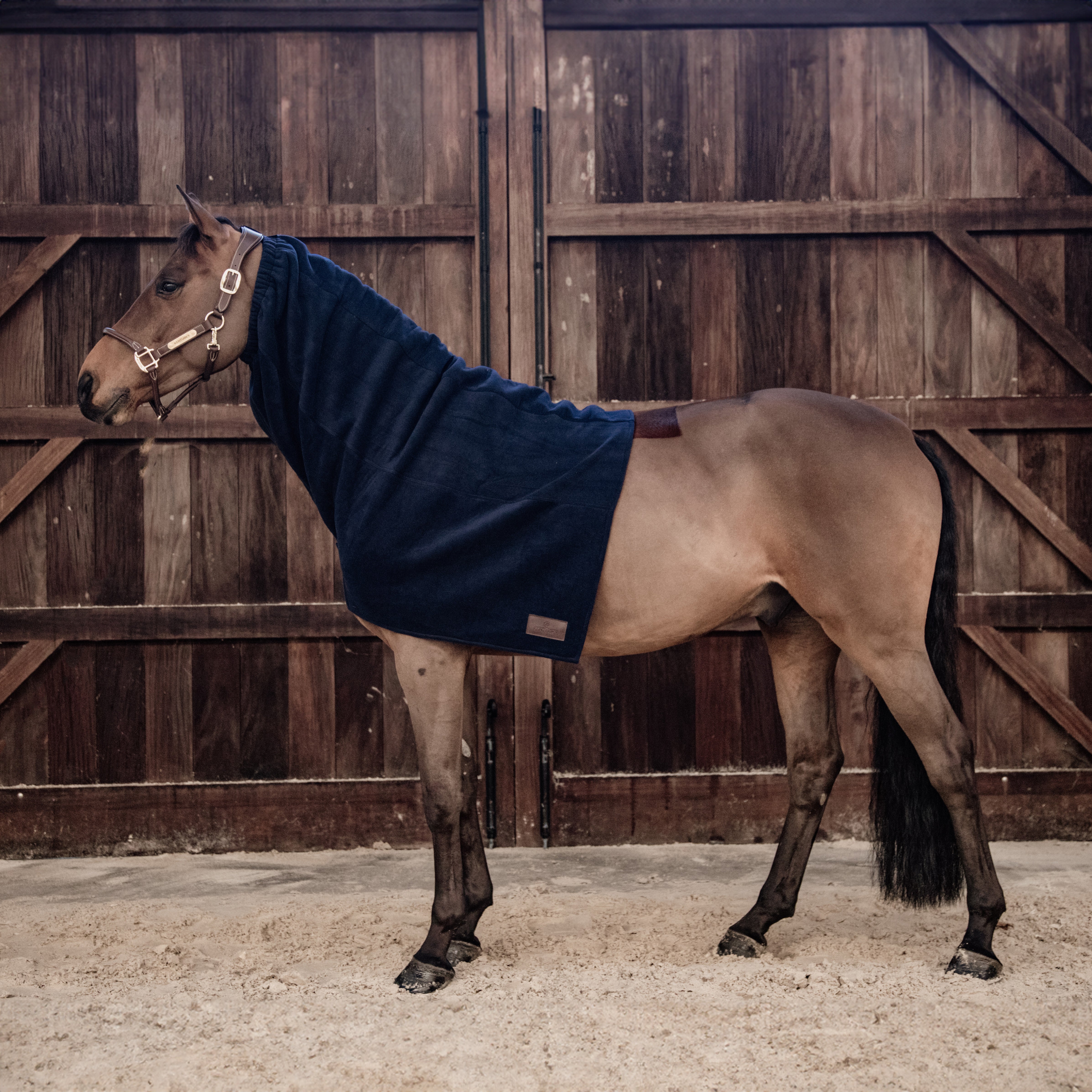 Schwer Fleece Pferd Scarf