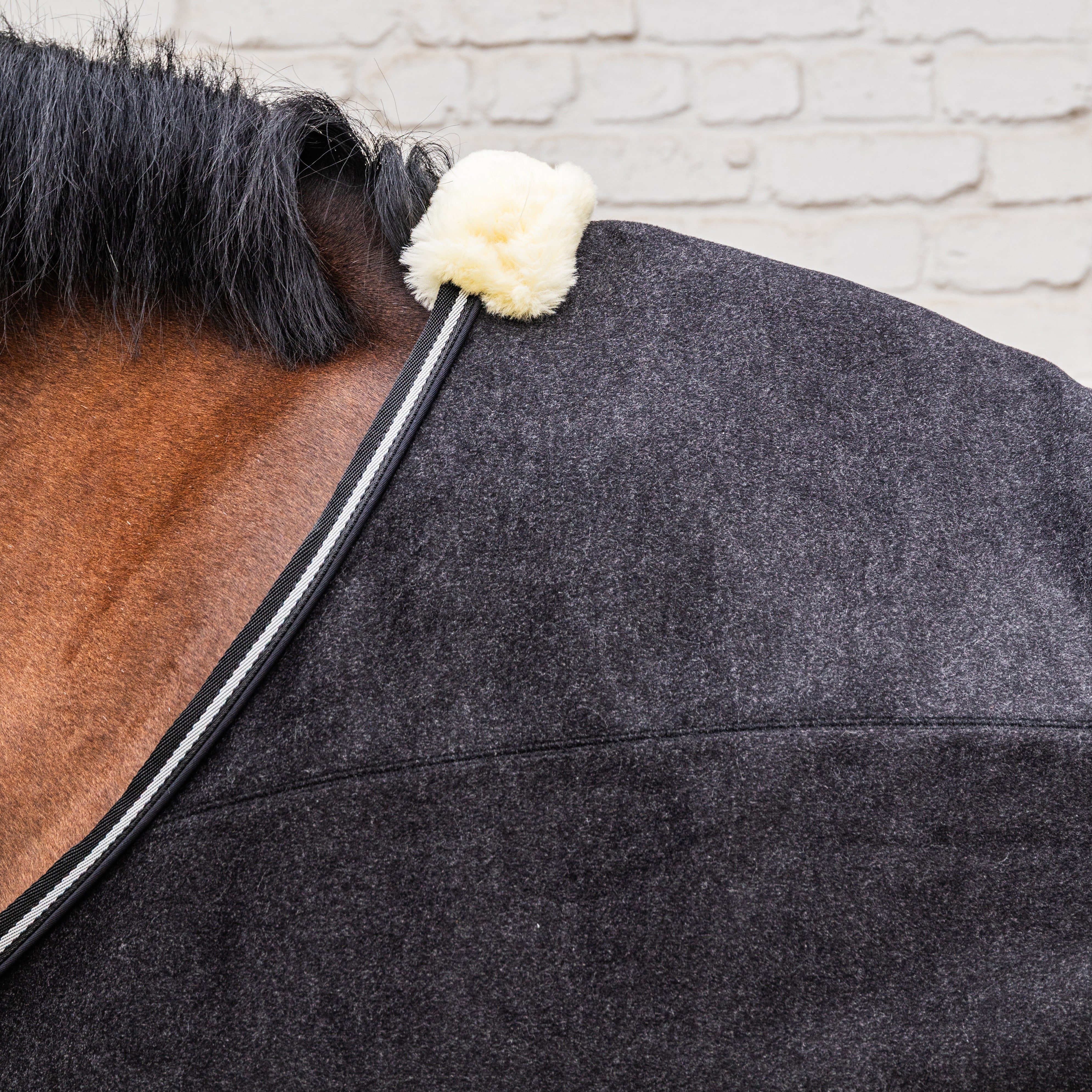 Fleece Decke Schwer Melange