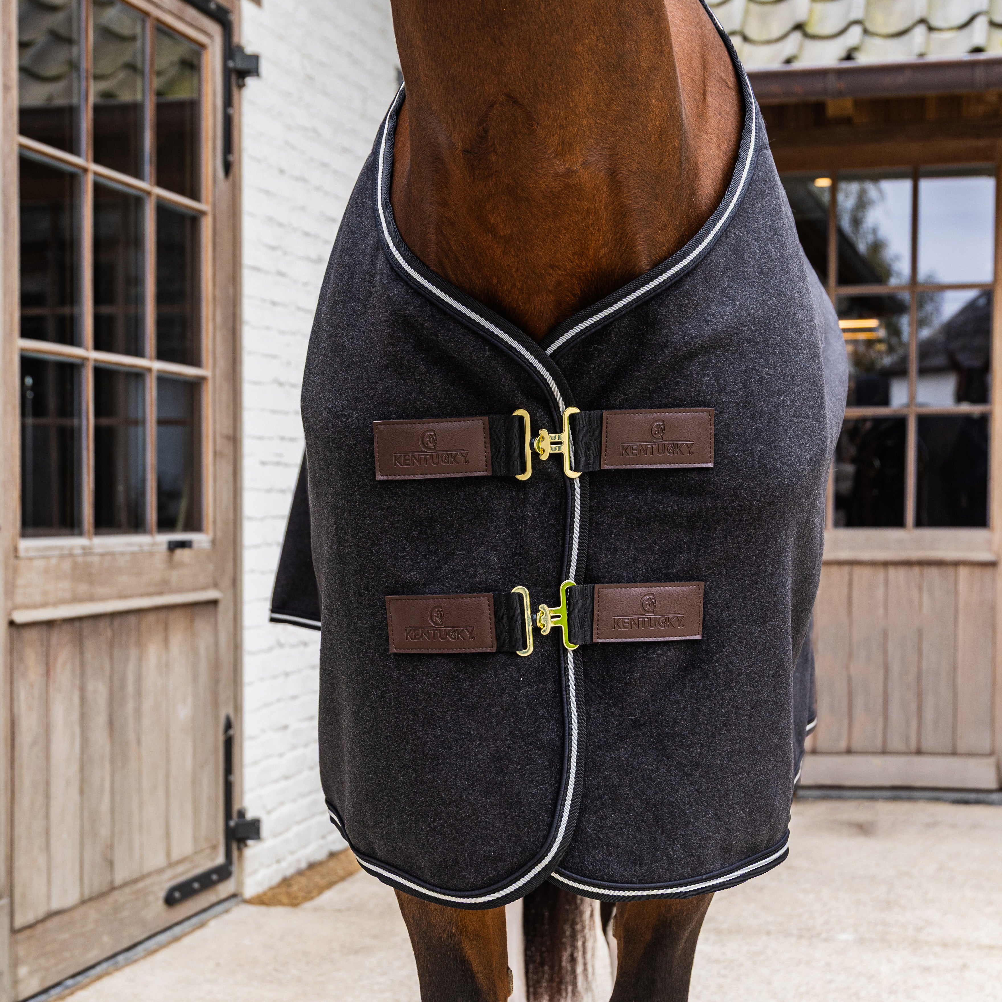 Fleece Decke Schwer Melange
