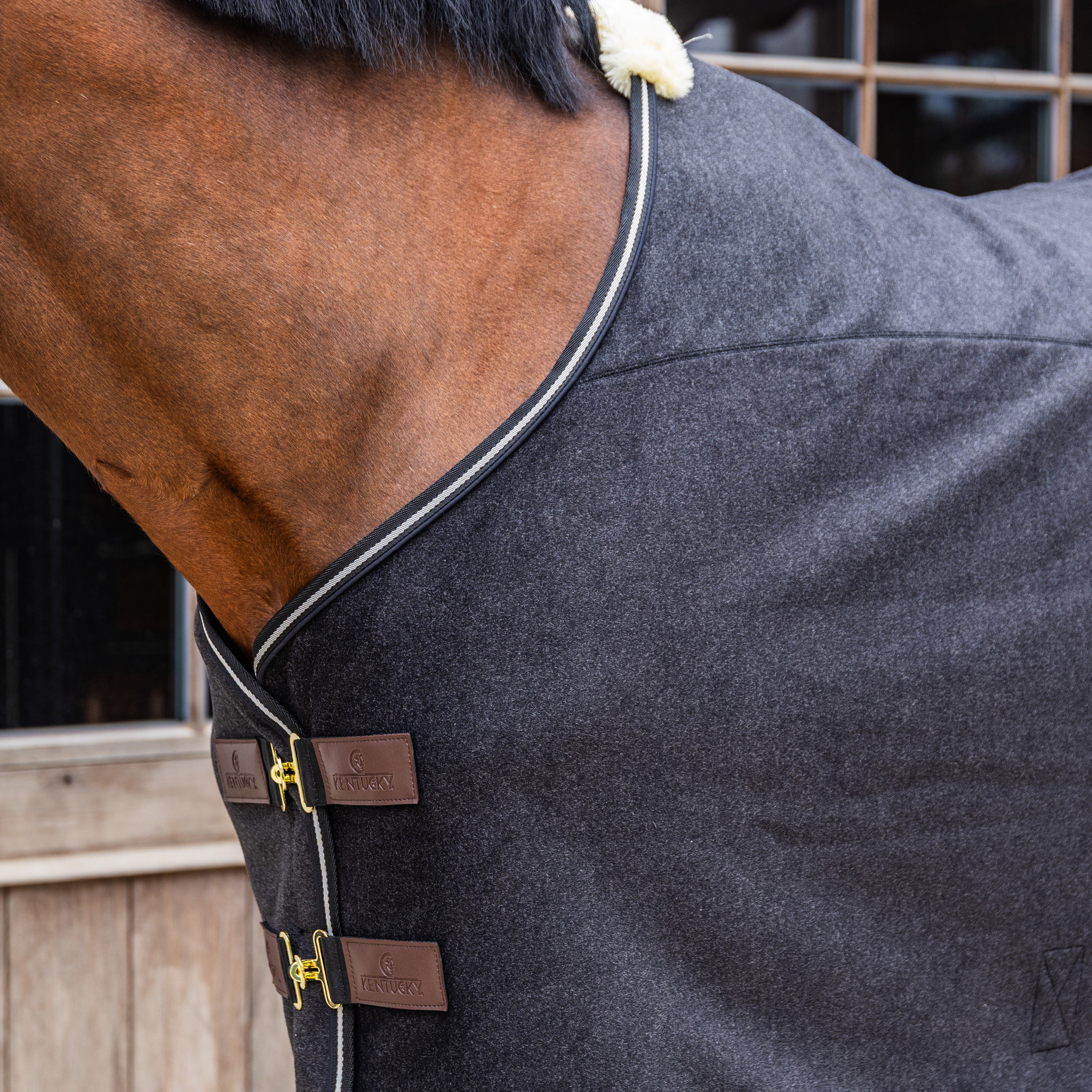Fleece Decke Schwer Melange