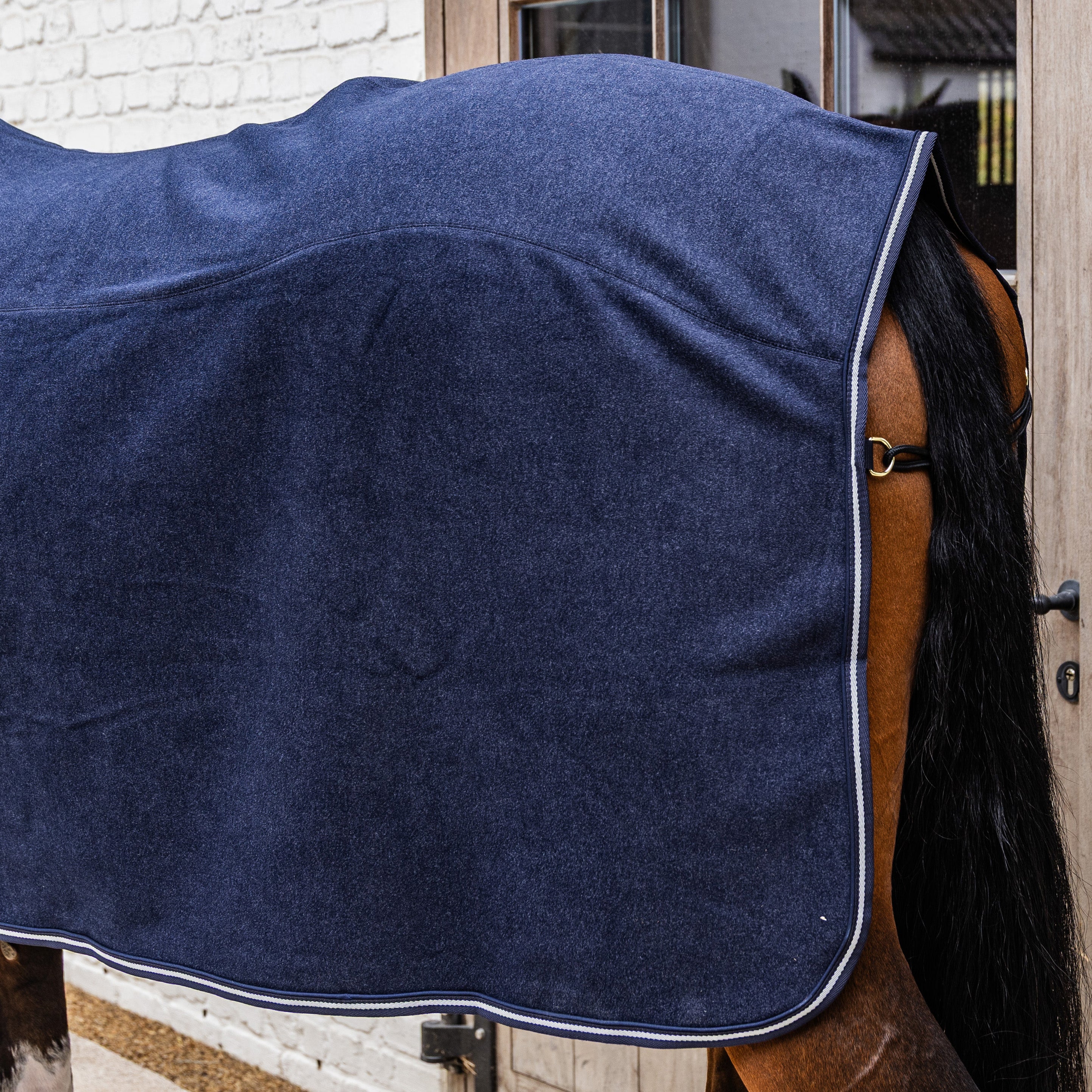 Fleece Decke Schwer Melange