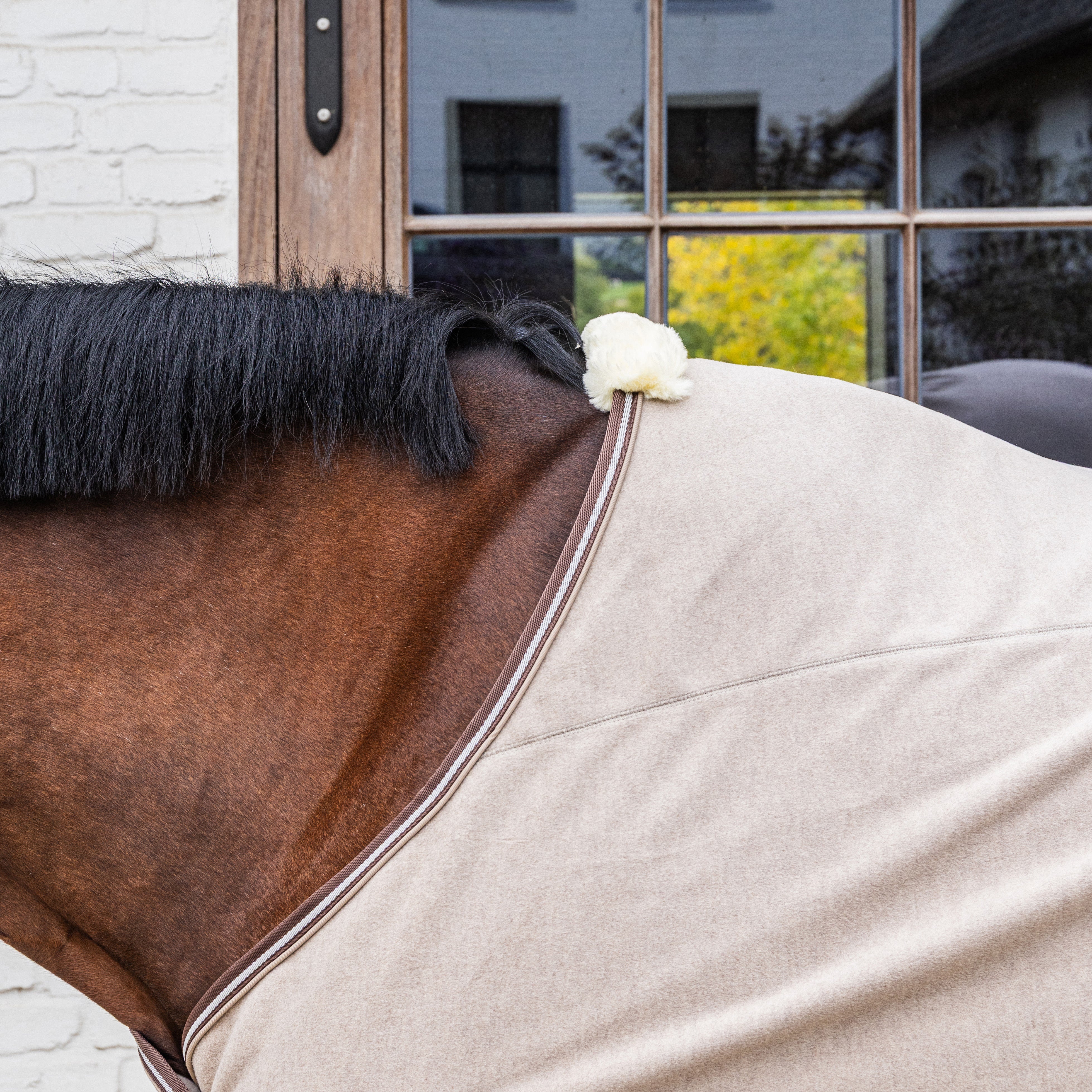 Fleece Decke Schwer Melange