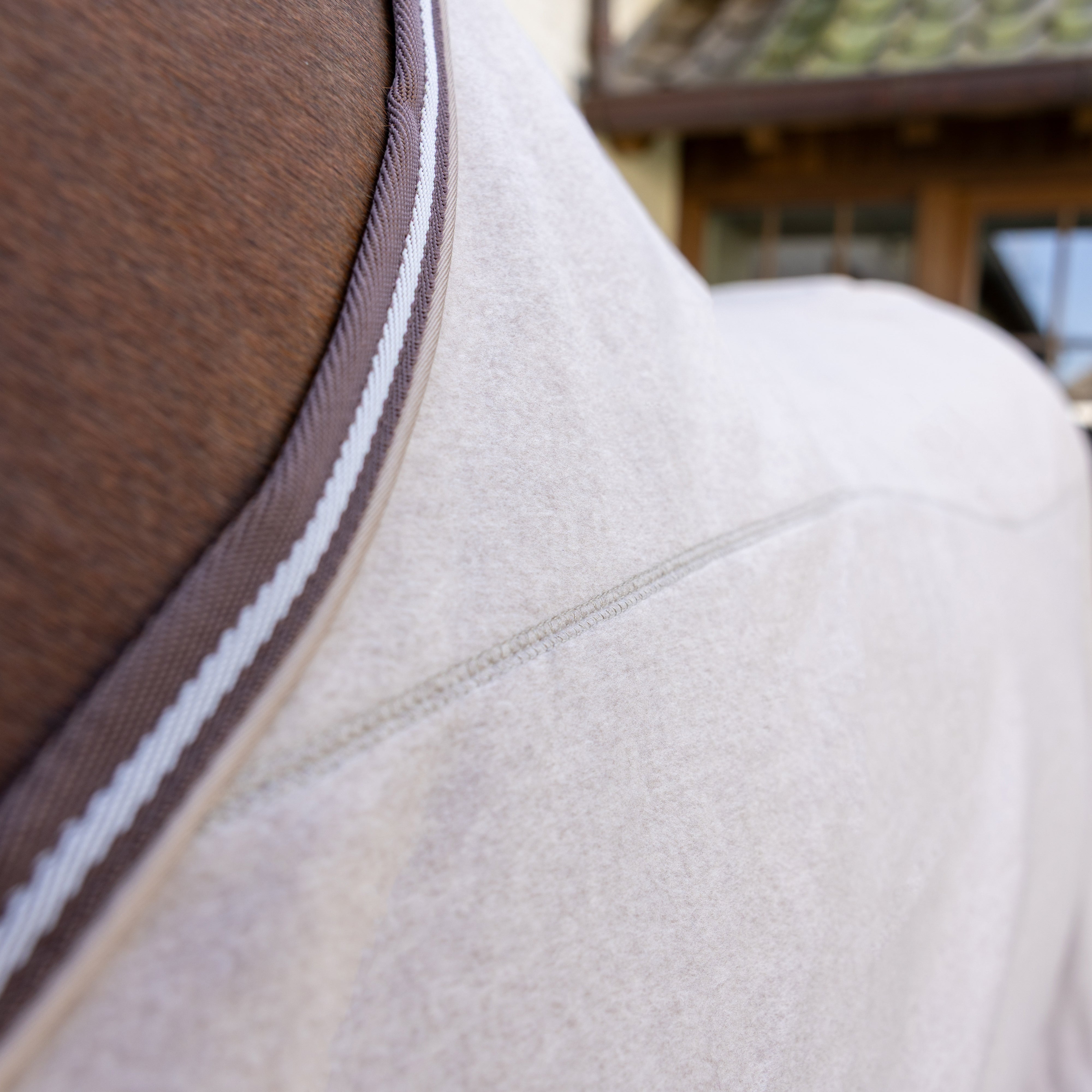 Fleece Decke Schwer Melange