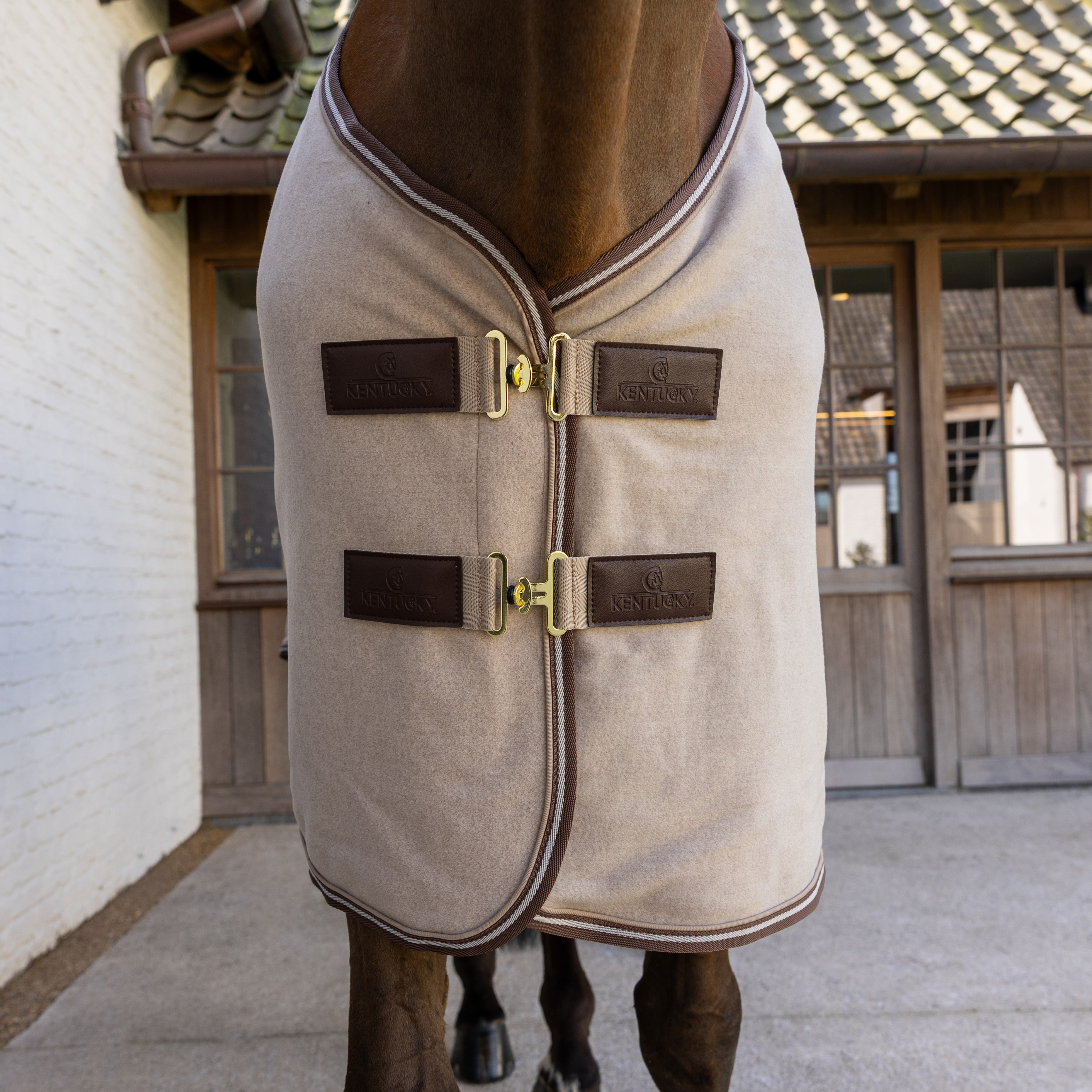 Fleece Decke Schwer Melange
