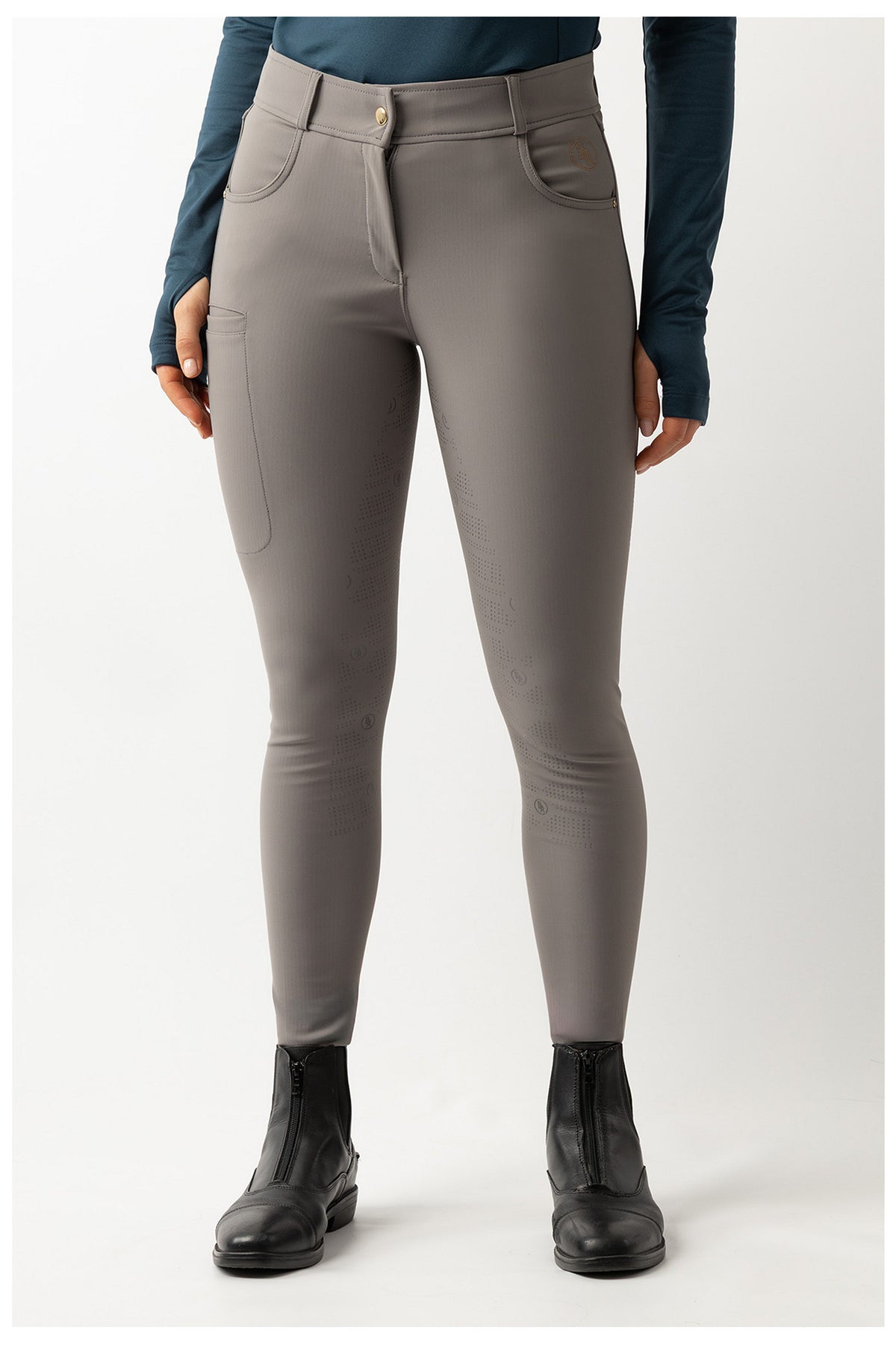 BR Reithose Lendsey Damen Silikonbesatz
