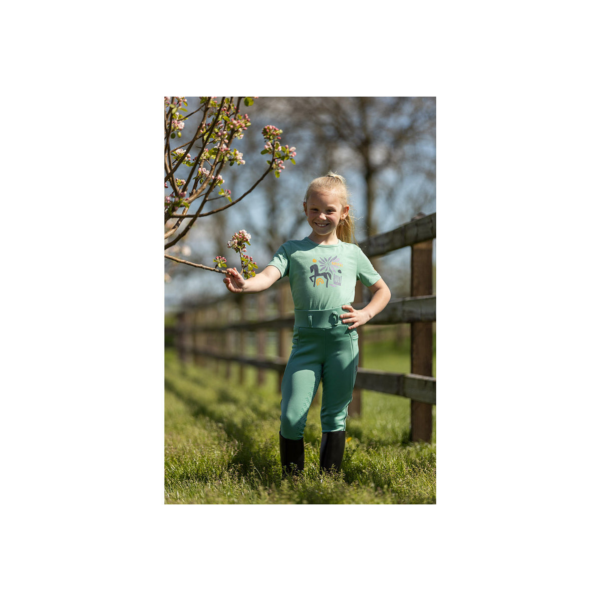 BR Mini Horse Tregging Silikonbesatz