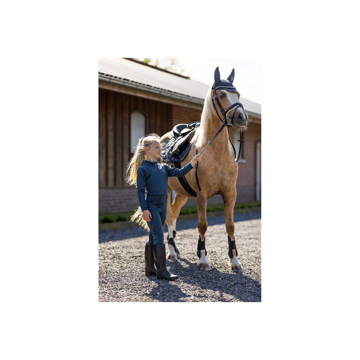 BR Mini Horse Tregging Silikonbesatz