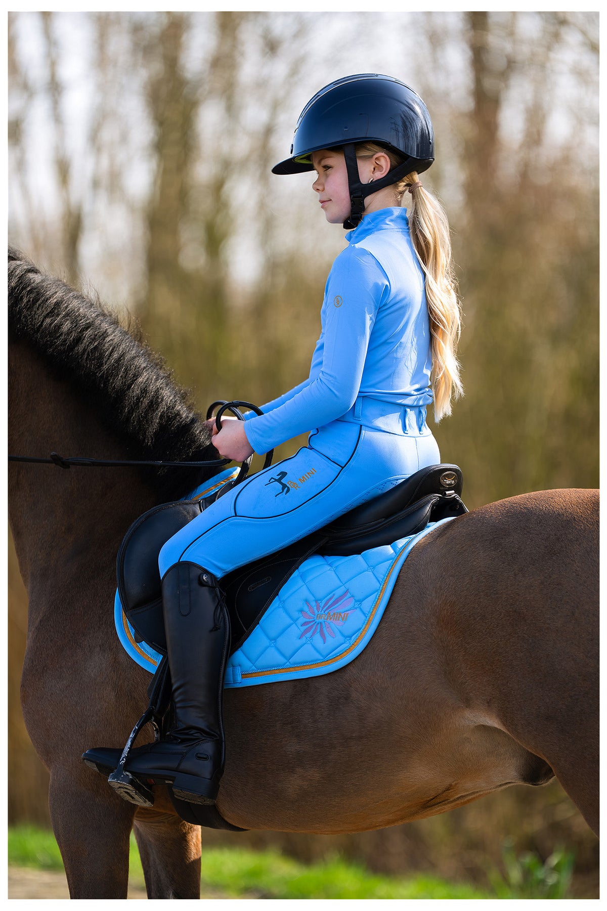 BR Mini Horse Tregging Silikonbesatz