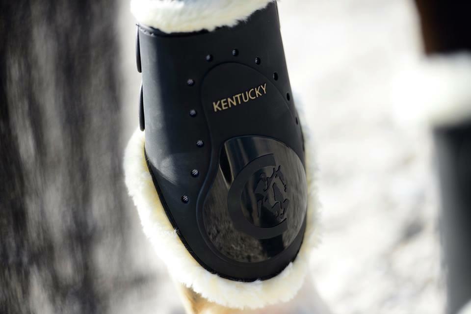 Streichkappe Elastik Lammfell - Kentucky Horsewear