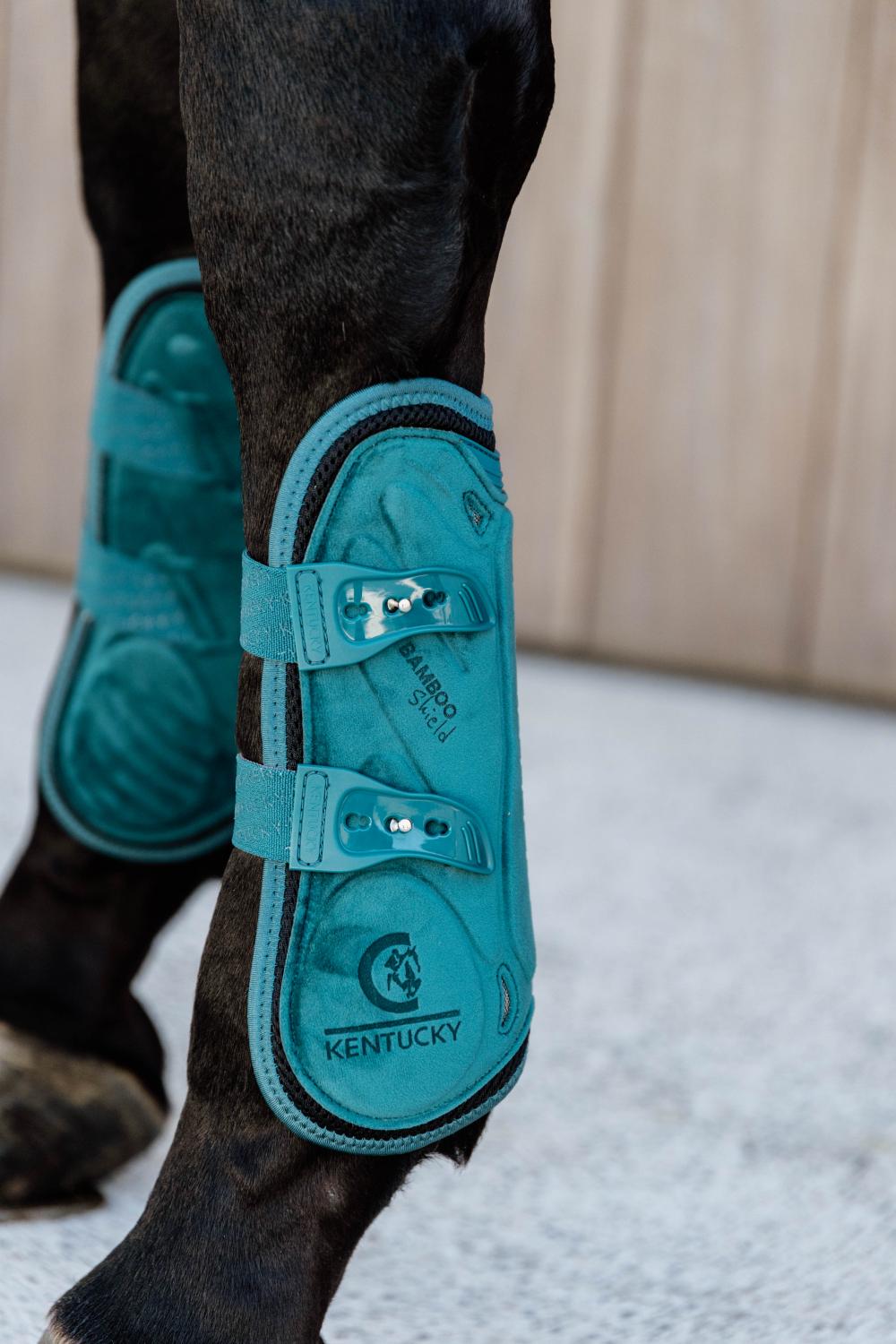 Springgamaschen Bamboo Elastik Velvet - Kentucky Horsewear