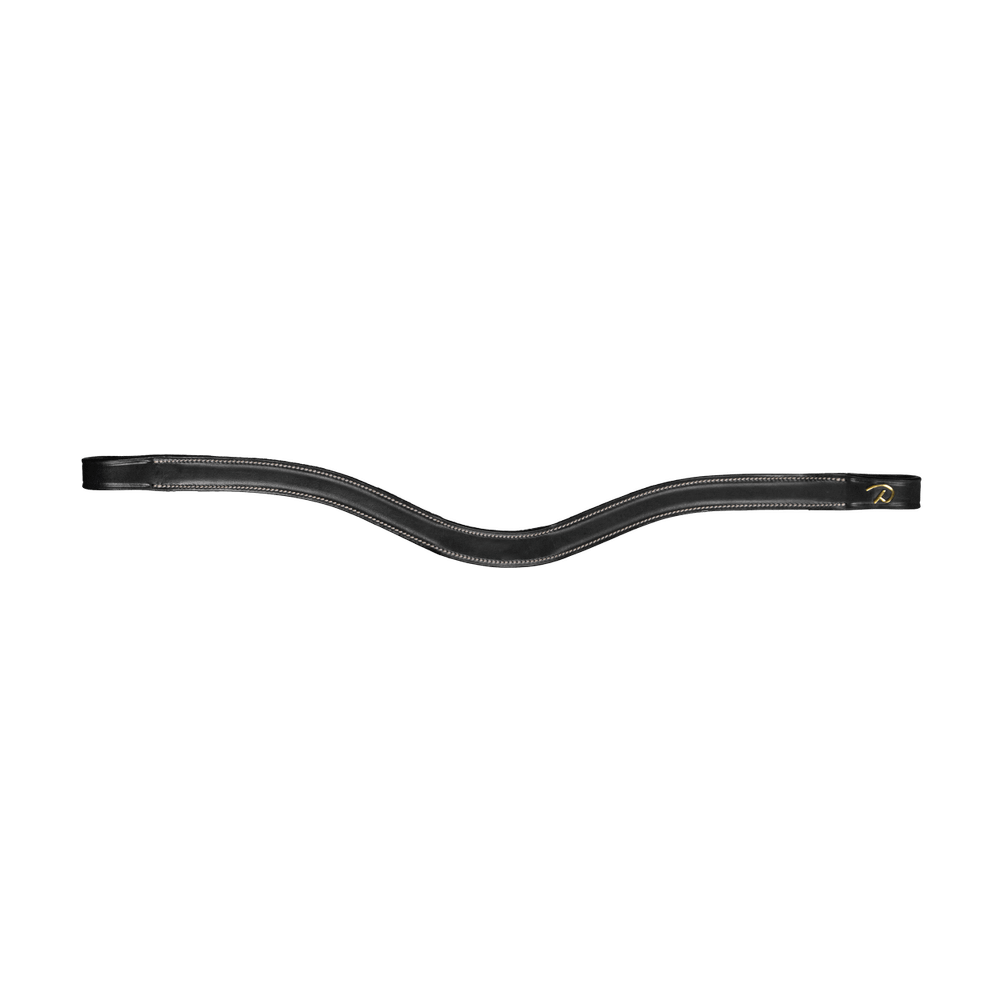 Flacher Stirnriemen in V-Form aus Flachleder
