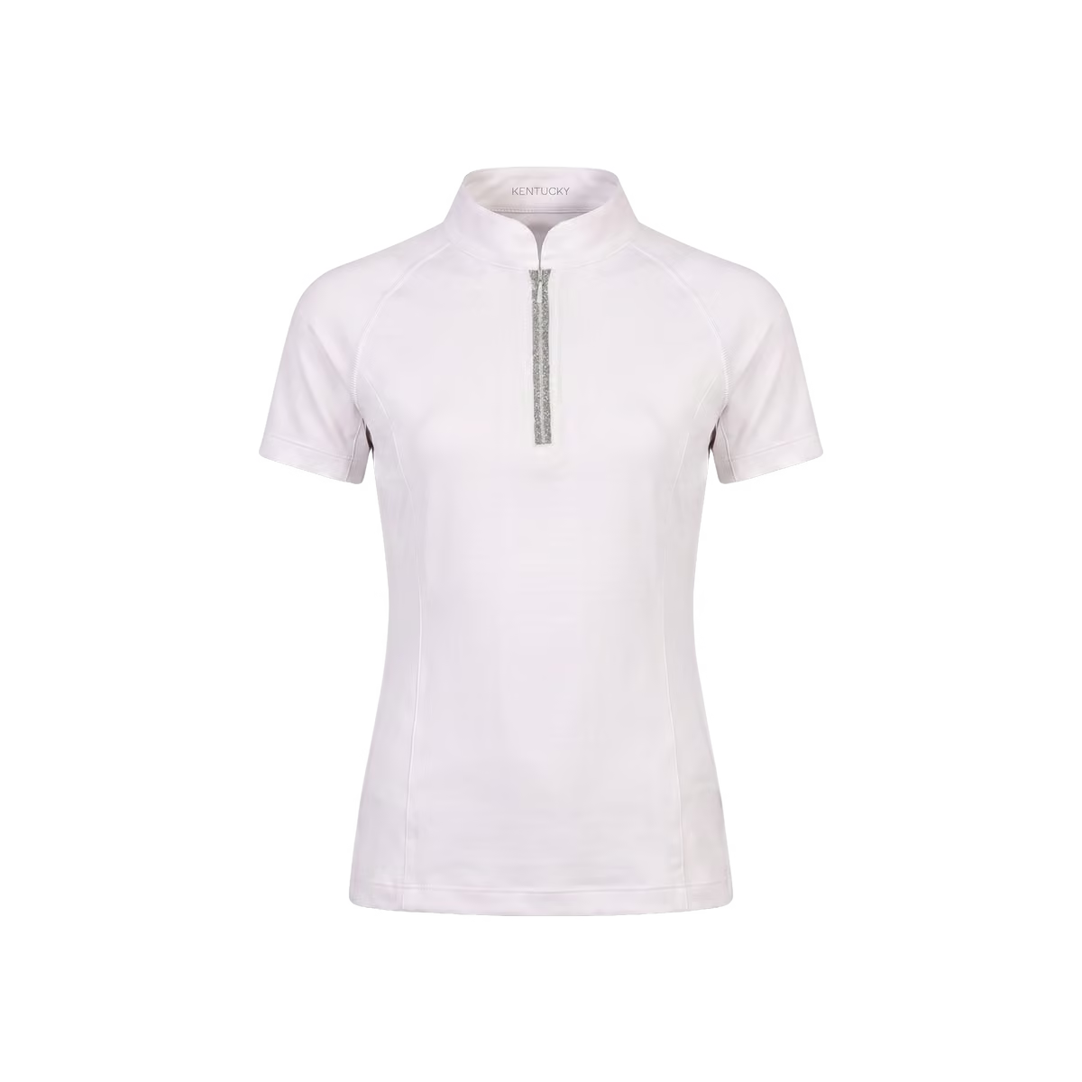 Turniershirt Mädchen Classic Kurzarm Mit Glitzerreissverschluss