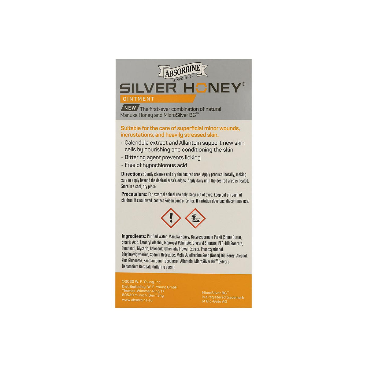 Absorbine Silver Honey Salbe