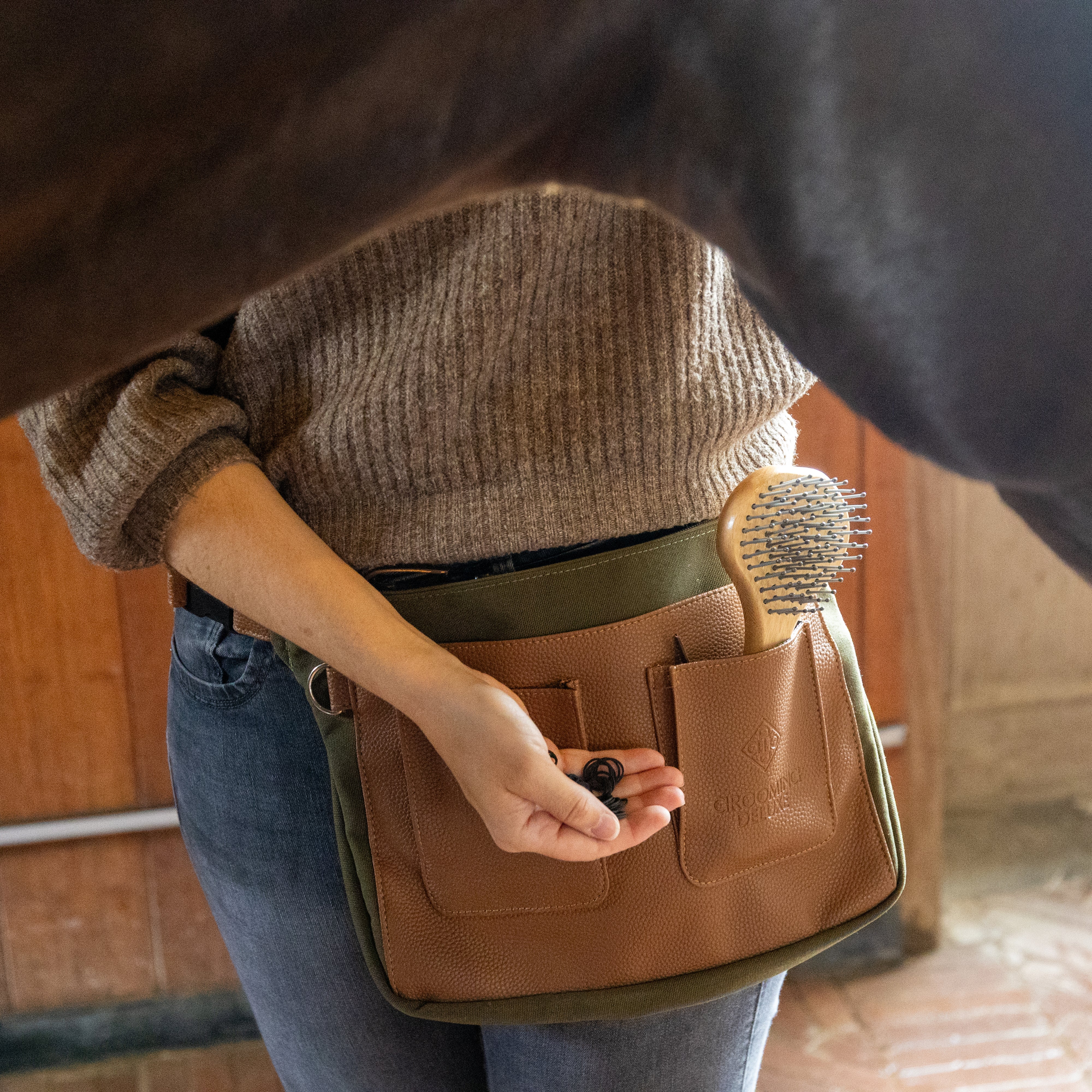 Plaiting Waist Tasche Canvas