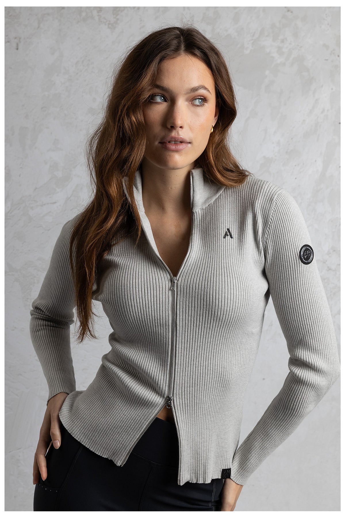 ANKY® Slim Fit Zip Cardigan ATC262304