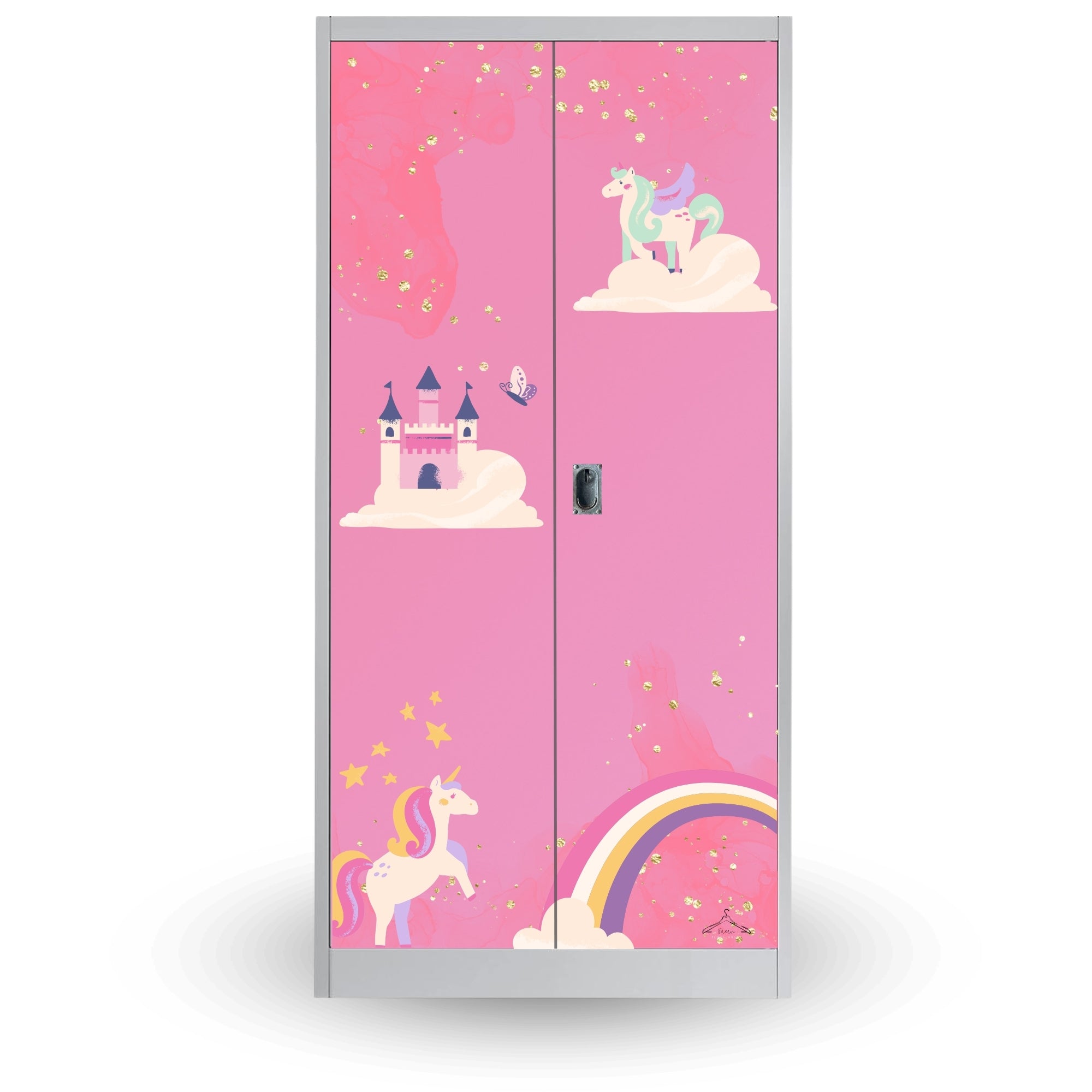 Sattelschrank Folie "Einhornland"