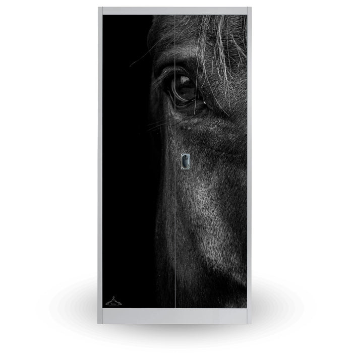 Personalisierte Sattelschrank Folie mit eigenem Foto Kopie